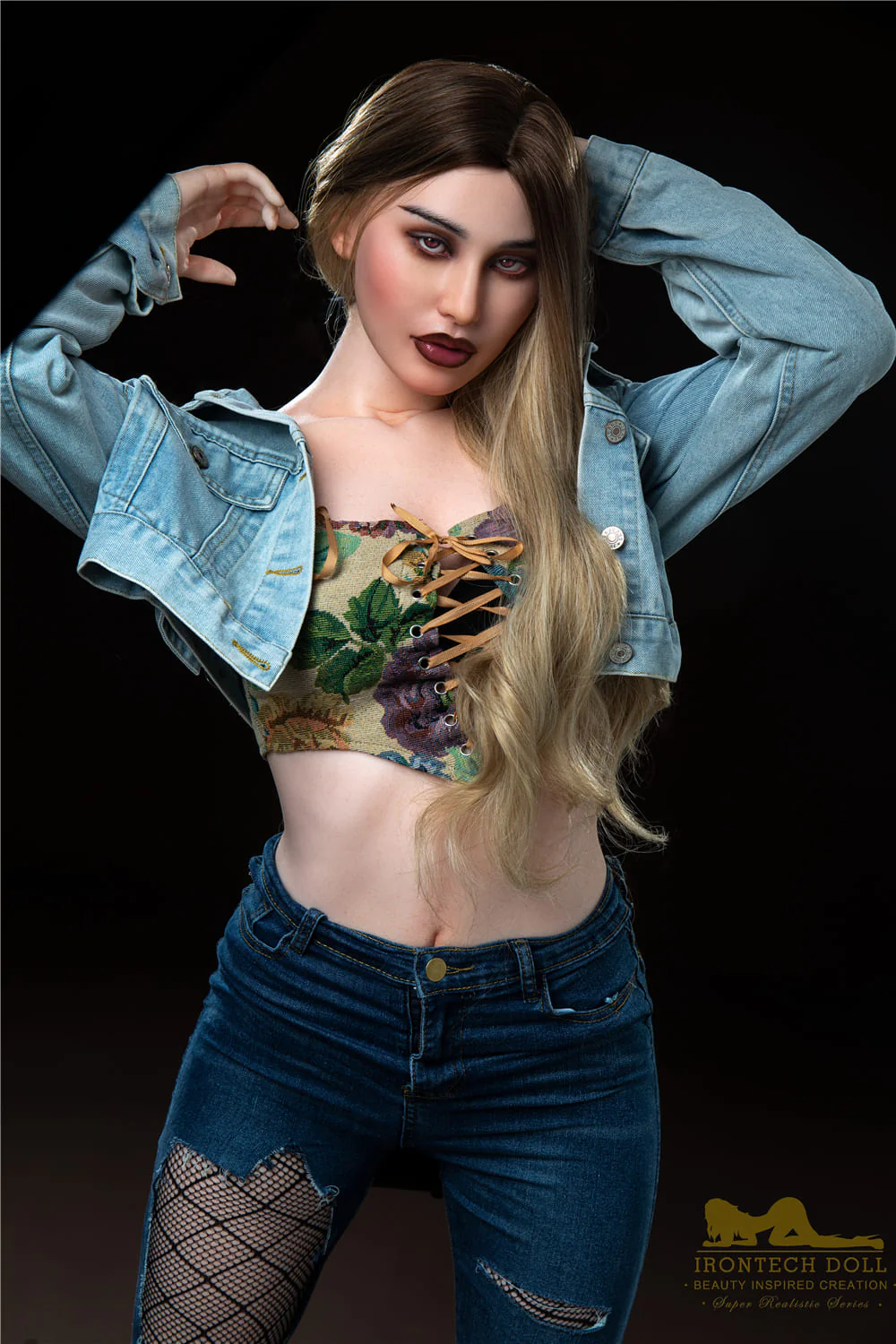 sex doll RC5ft6 / 168cm Skin Natural Silicone Hot Body Sex Doll Sexy Dress - Irontech Doll Aimi - R C