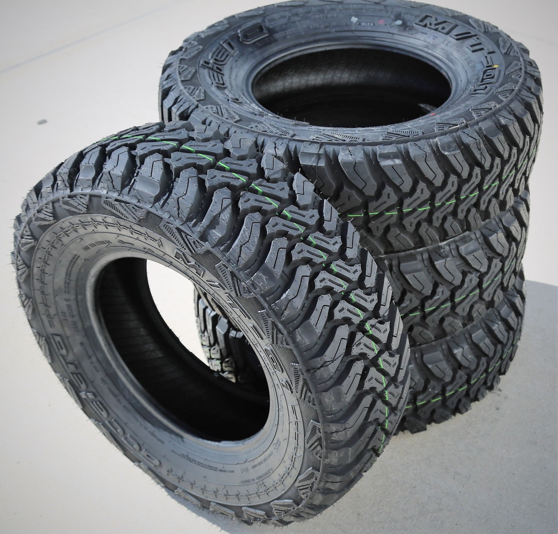 2026 Set of 4 (FOUR) Accelera M/T-01 LT 235/75R15 Load C (6 Ply) MT Mud Tires