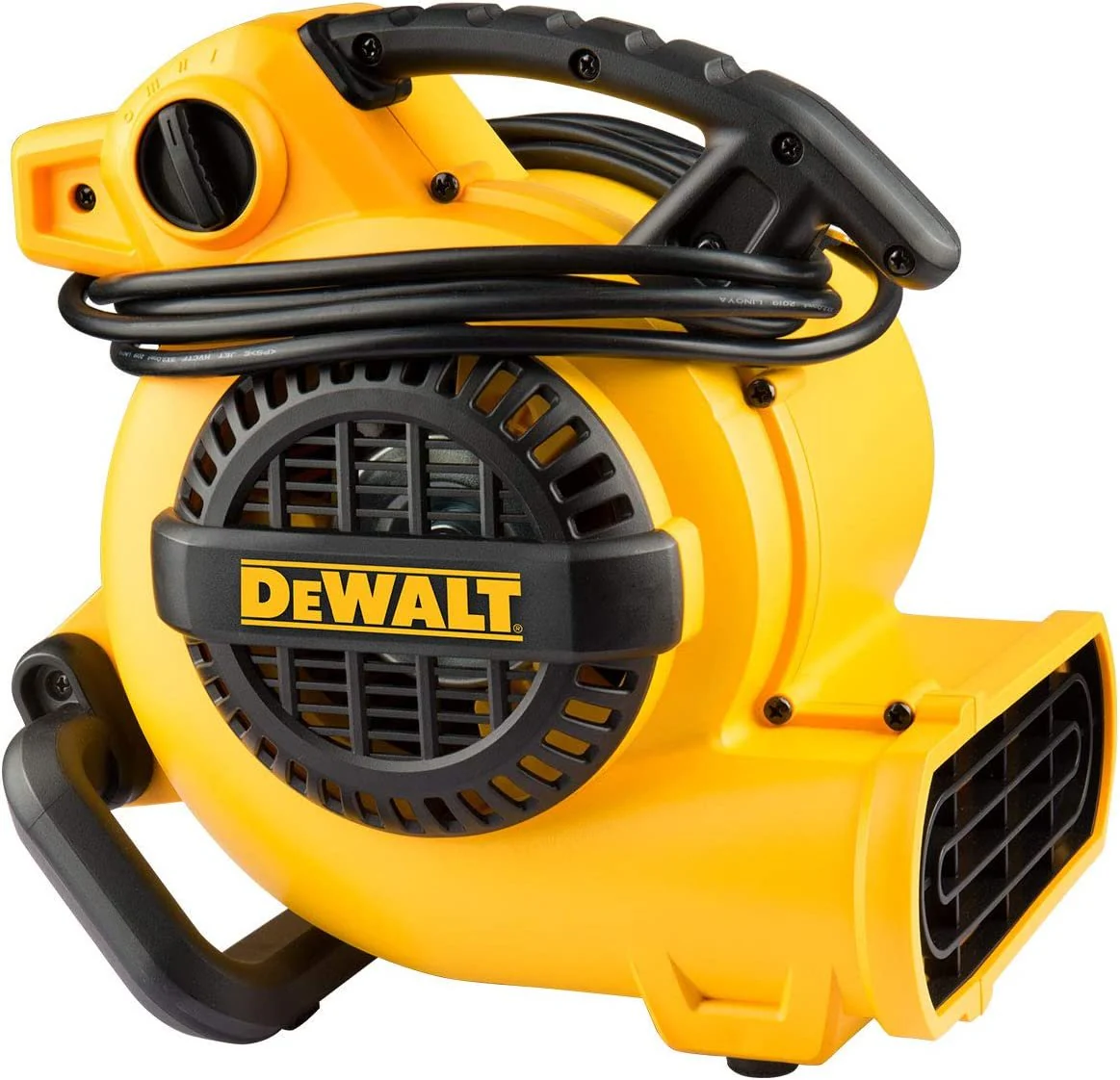 2026 DeWalt 600 CFM Portable Air Mover with 3-Speed Settings – Lightweight & Compact Drying Solution