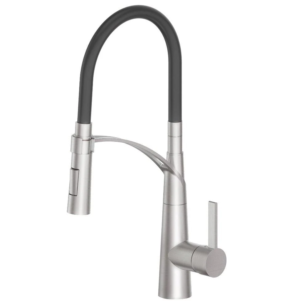 2026 ZLINE Da Vinci Pull Down Single Handle Kitchen Faucet in Brushed Nickel (DAV-KF-BN)