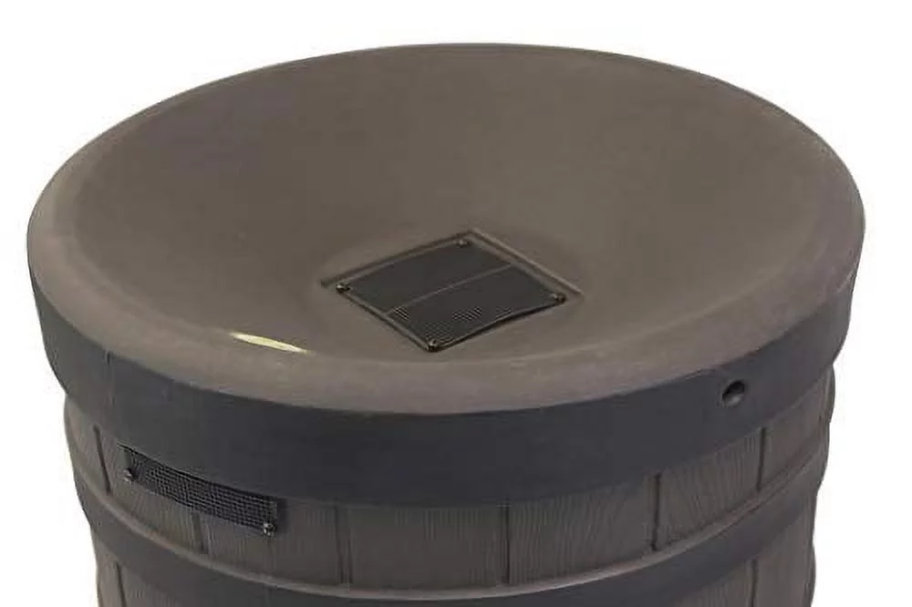2026 Good Ideas Rain Wizard American Oak Rain Barrel – 50 Gallon