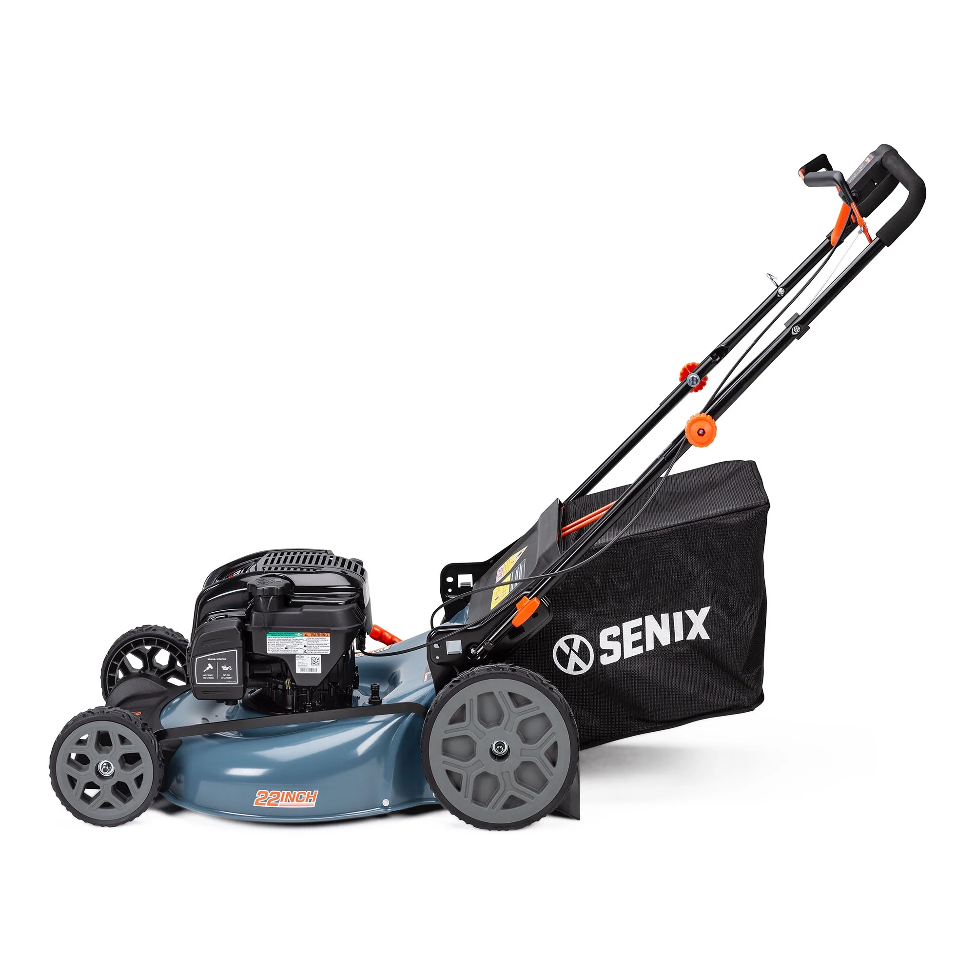 2026 SENIX 22in 163cc 4-Cycle Gas Self-Propelled Mower, 3-in-1, Variable Speed, 11in Rear Wheels, LSSG-H2