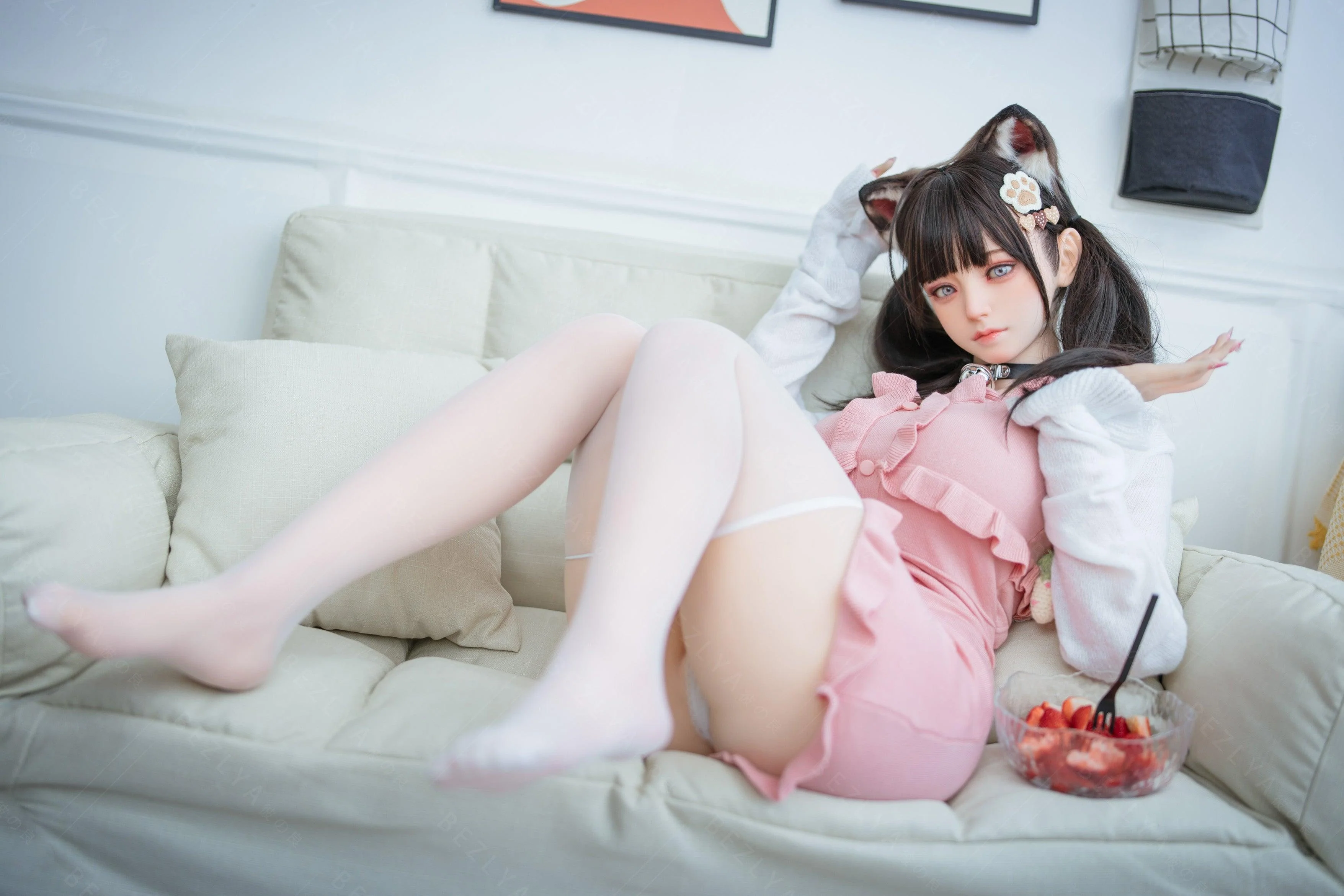 sex doll RCBezlya - Campanula - 155cm/5ft1 - 2.0 F-cup - Silicone Head + TPE Body Sex Doll - R C