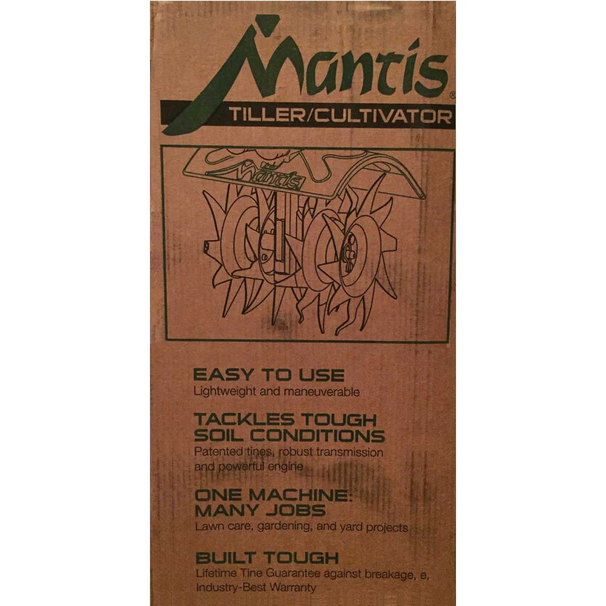 2026 Mantis 9 In. 21.2cc Front Tine Forward-Rotating Garden Tiller