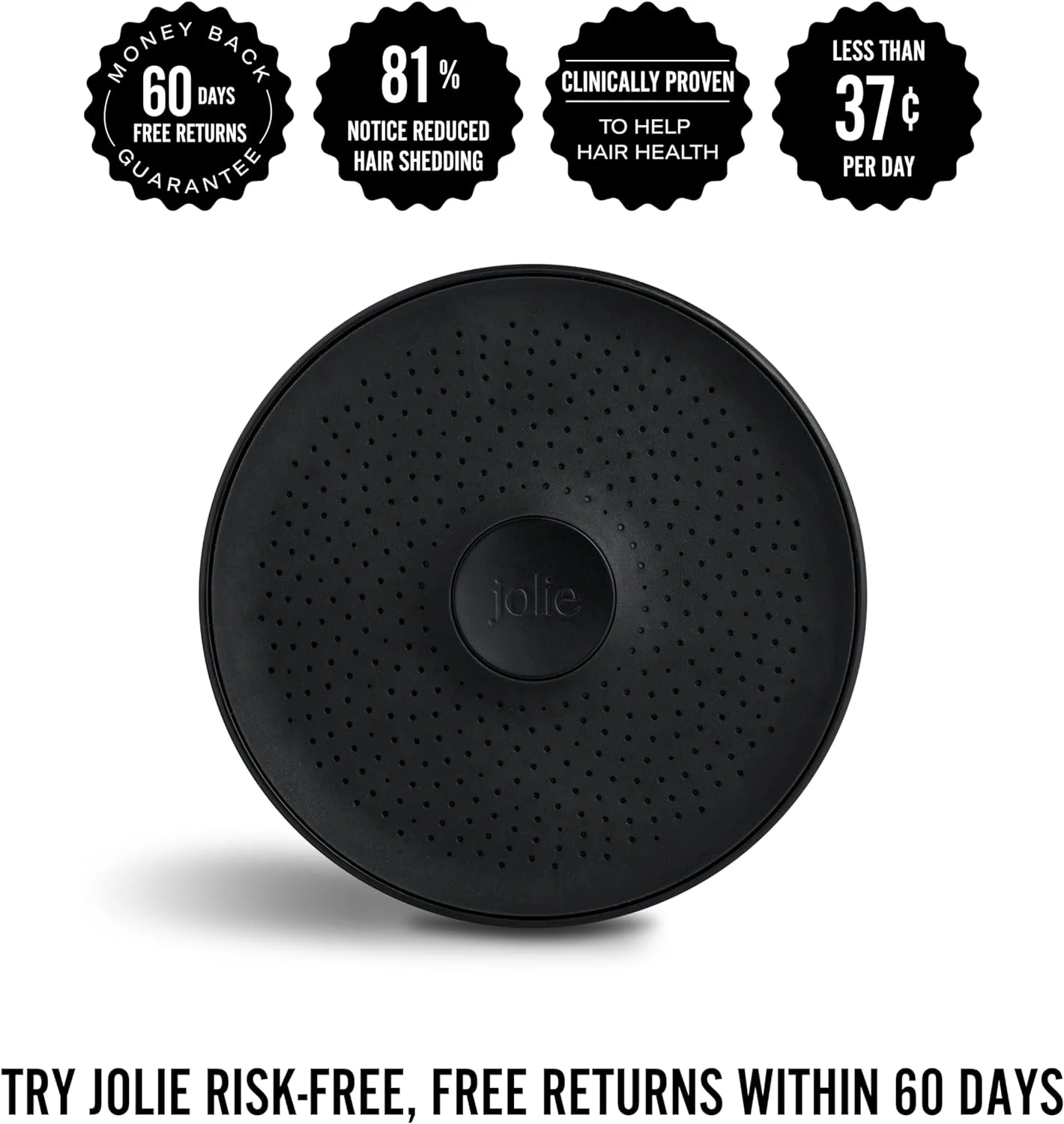 Jolie Skin Co The Filtered Showerhead - Jet Black