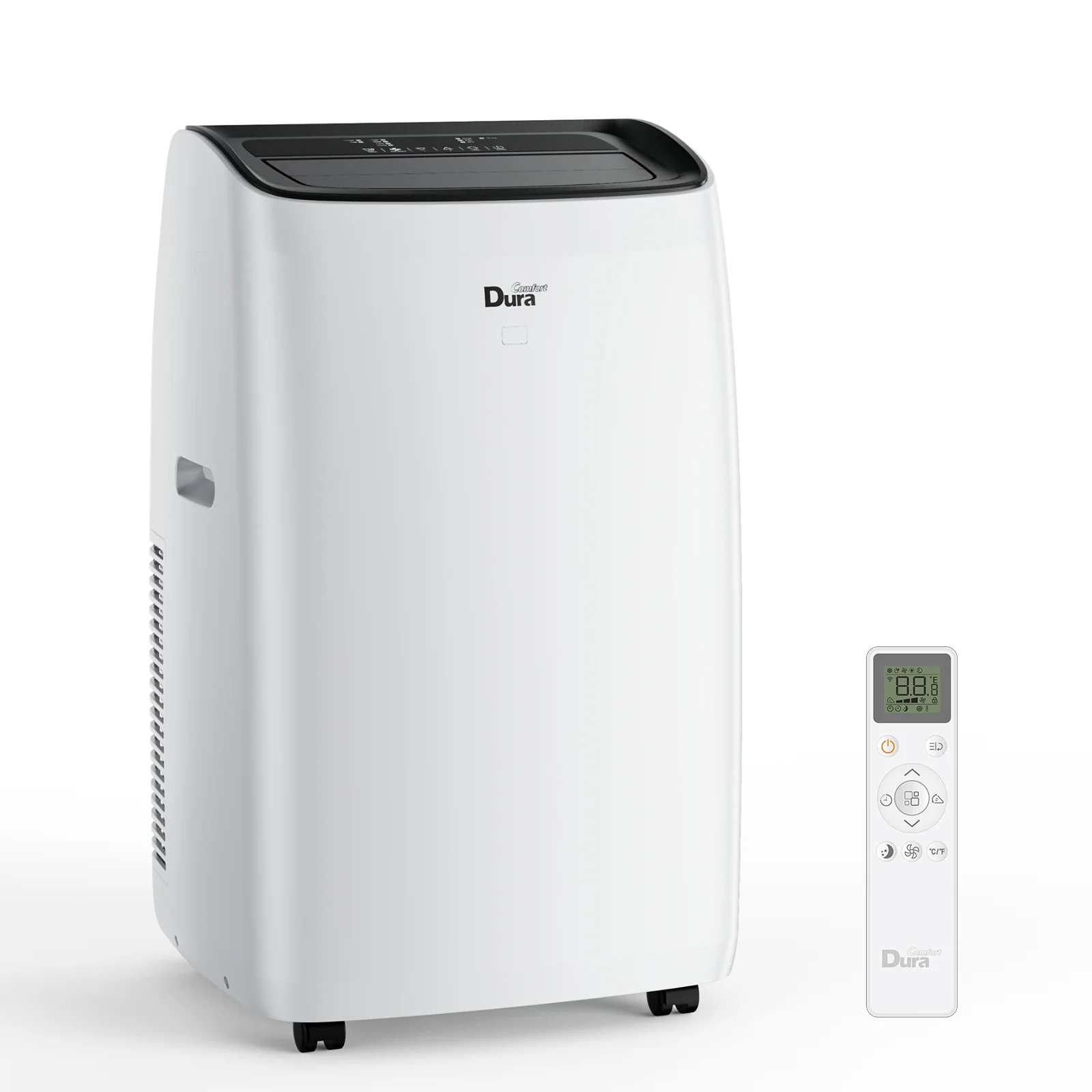 2026 DuraComfort Portable Air Conditioners - Cooling and Heating, Dehumidifier, Fan, SACC 10400 BTU, Ashrae 14000 BTU,  Up to 450 Sq.Ft, White