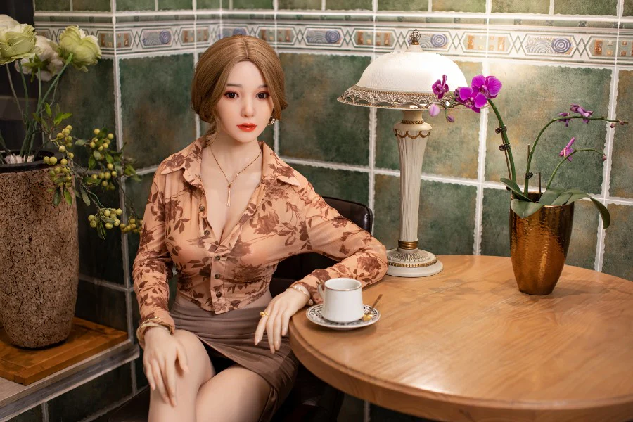 sex doll RC160cm / 5ft3 Natural Skin Sexy Charming Silicone Love Doll - Dime Doll: Sunny - R C