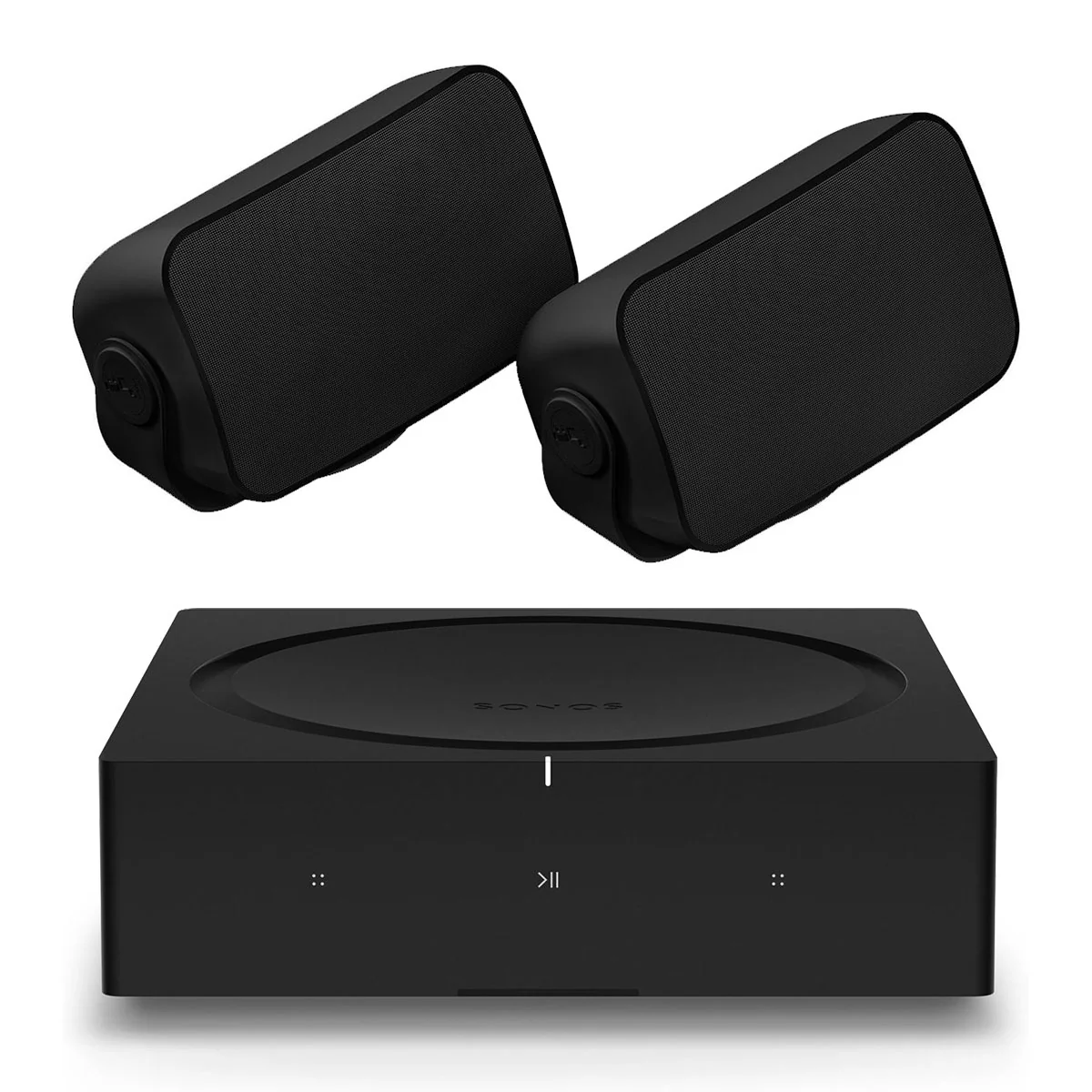 2026 Sonos OUTDRWW1 Outdoor Architectural Speaker Pair with Amp Wireless Hi-Fi Player (Black)
