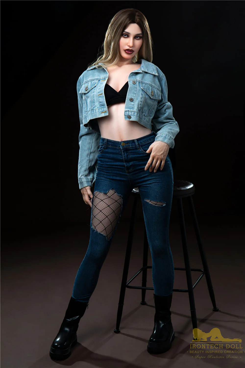 sex doll RC5ft6 / 168cm Skin Natural Silicone Hot Body Sex Doll Sexy Dress - Irontech Doll Aimi - R C