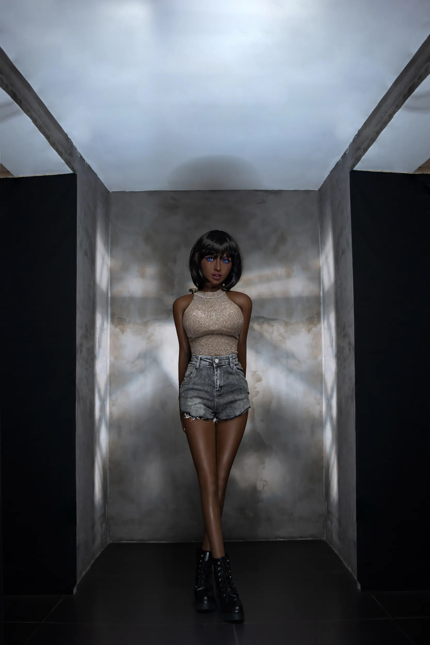 sex doll RCAIBEI Doll I 4ft10/148cm Black Female Sex Doll - Laffey - R C