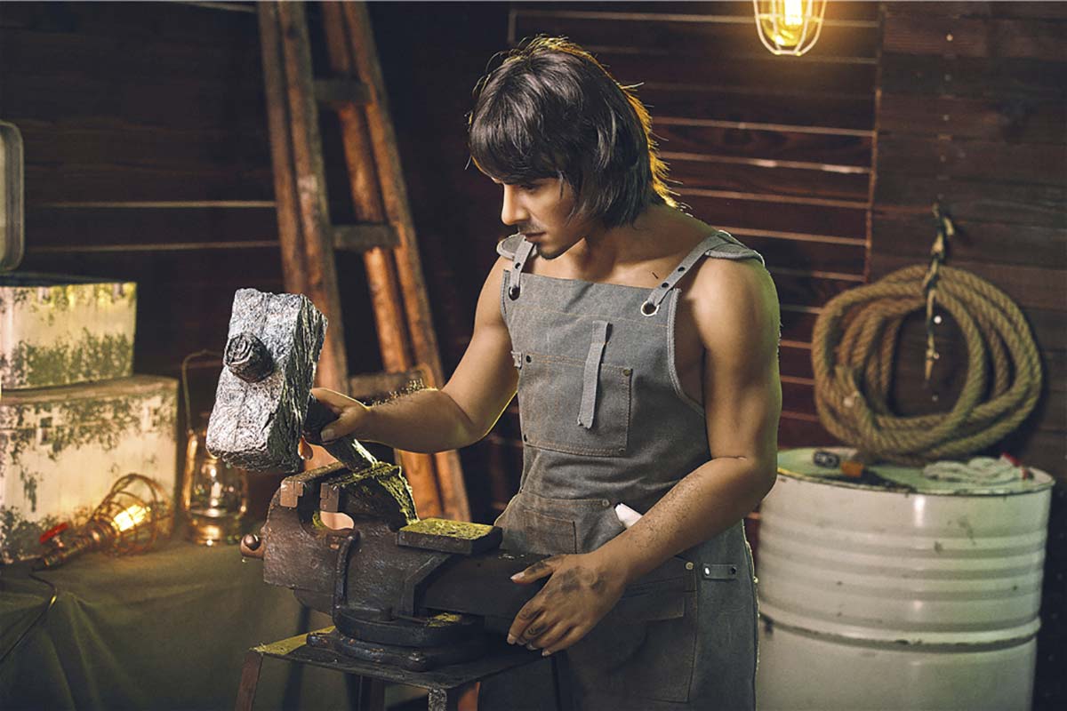 sex doll RC162cm (5ft4) F-Cup In Stock Male Sex Doll- Irontech Doll Tommy - R C