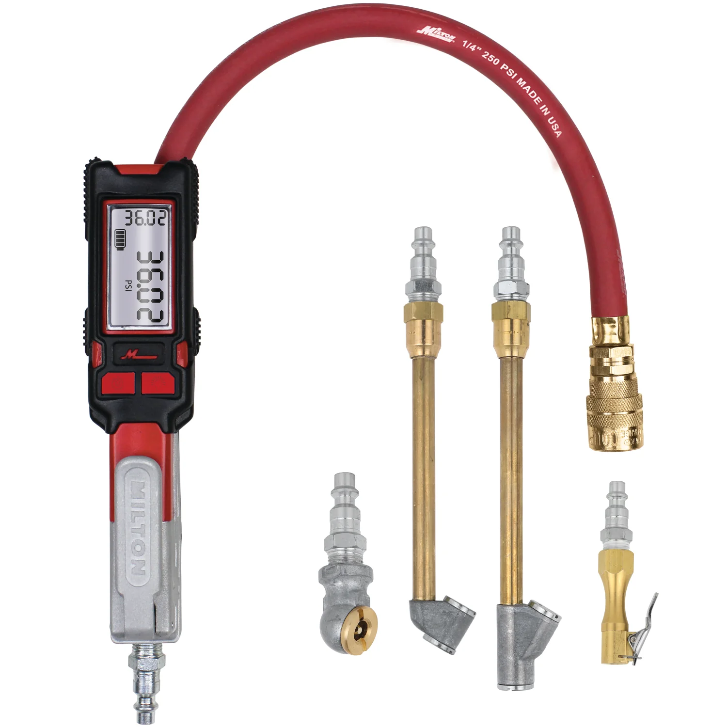 2026 NEW & IMPROVED - Precision Digital Tire Inflator & Pressure Gauge (0-160 PSI), Extreme ± 0.25% Accuracy s-580e