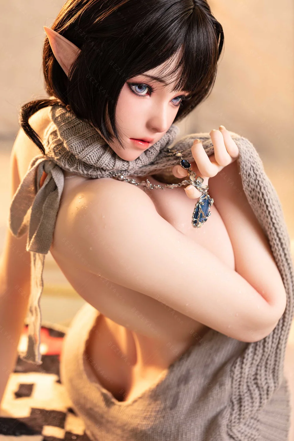 sex doll RCBezlya - Calla - 155cm/5ft1 - 2.0 F-cup - Silicone Head + TPE Body Sex Doll - R C