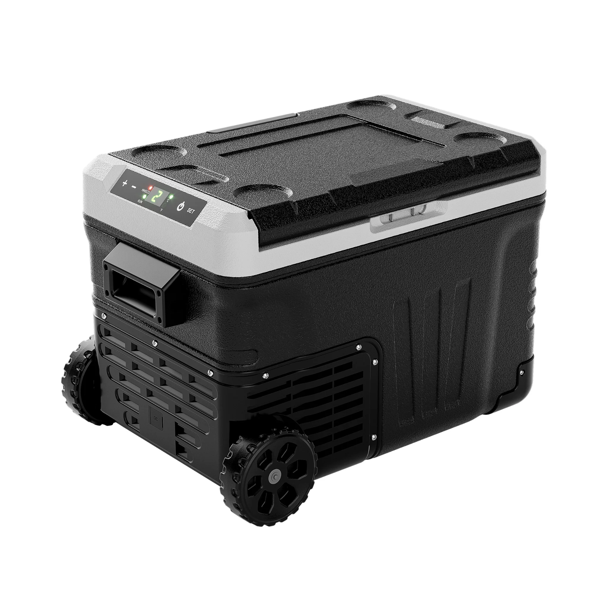 EUHOMY 12 Volt Camp Refrigerator Temperature Control Singel Zone  Portable Car Refrigerator