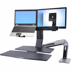 Ergotron WorkFit Conversion Kit - Dual to LCD and Laptop