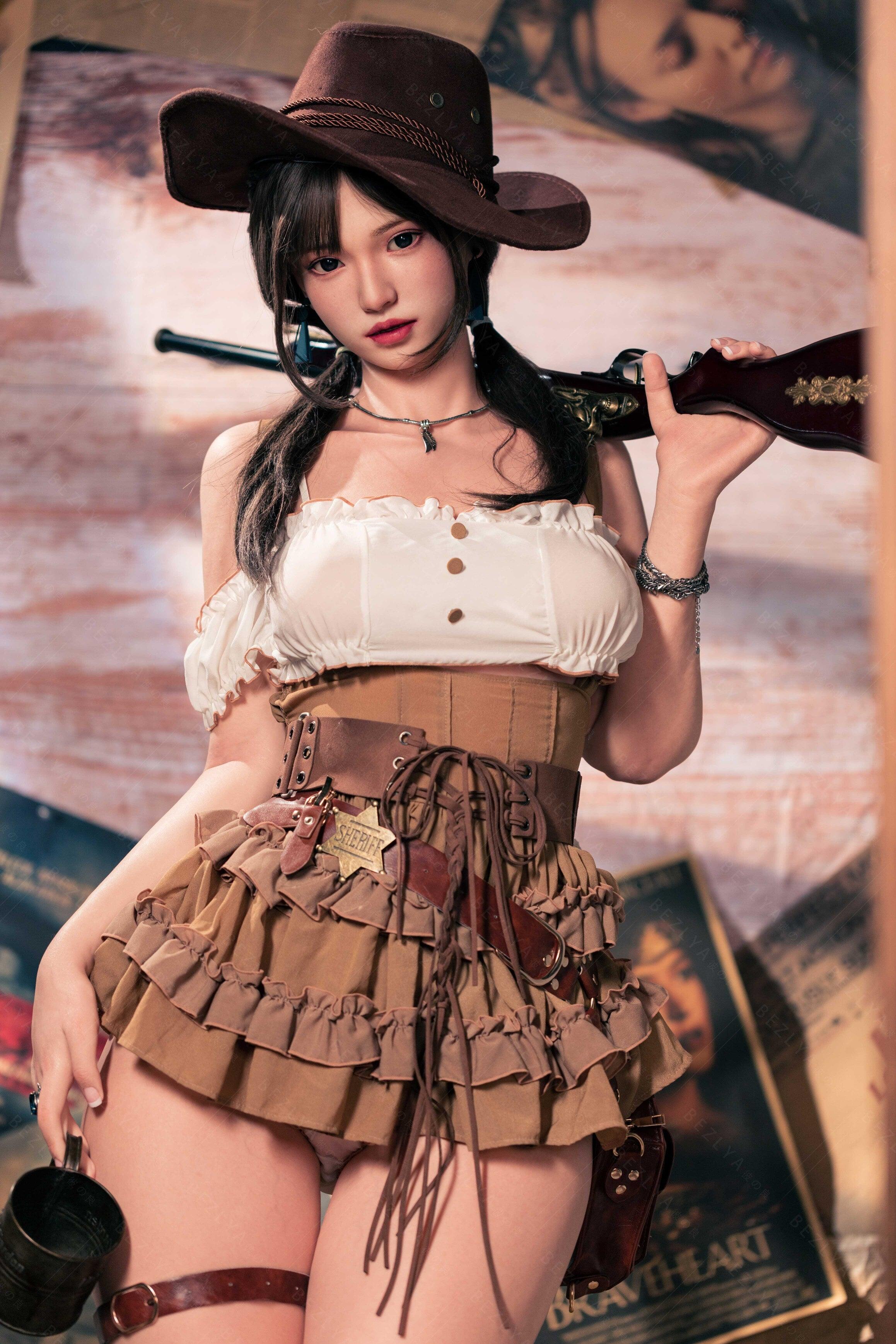 sex doll RCBezlya - Helianthus - 162cm/5ft3.75 - 2.2U A-cup - Silicone Sex Doll - R C