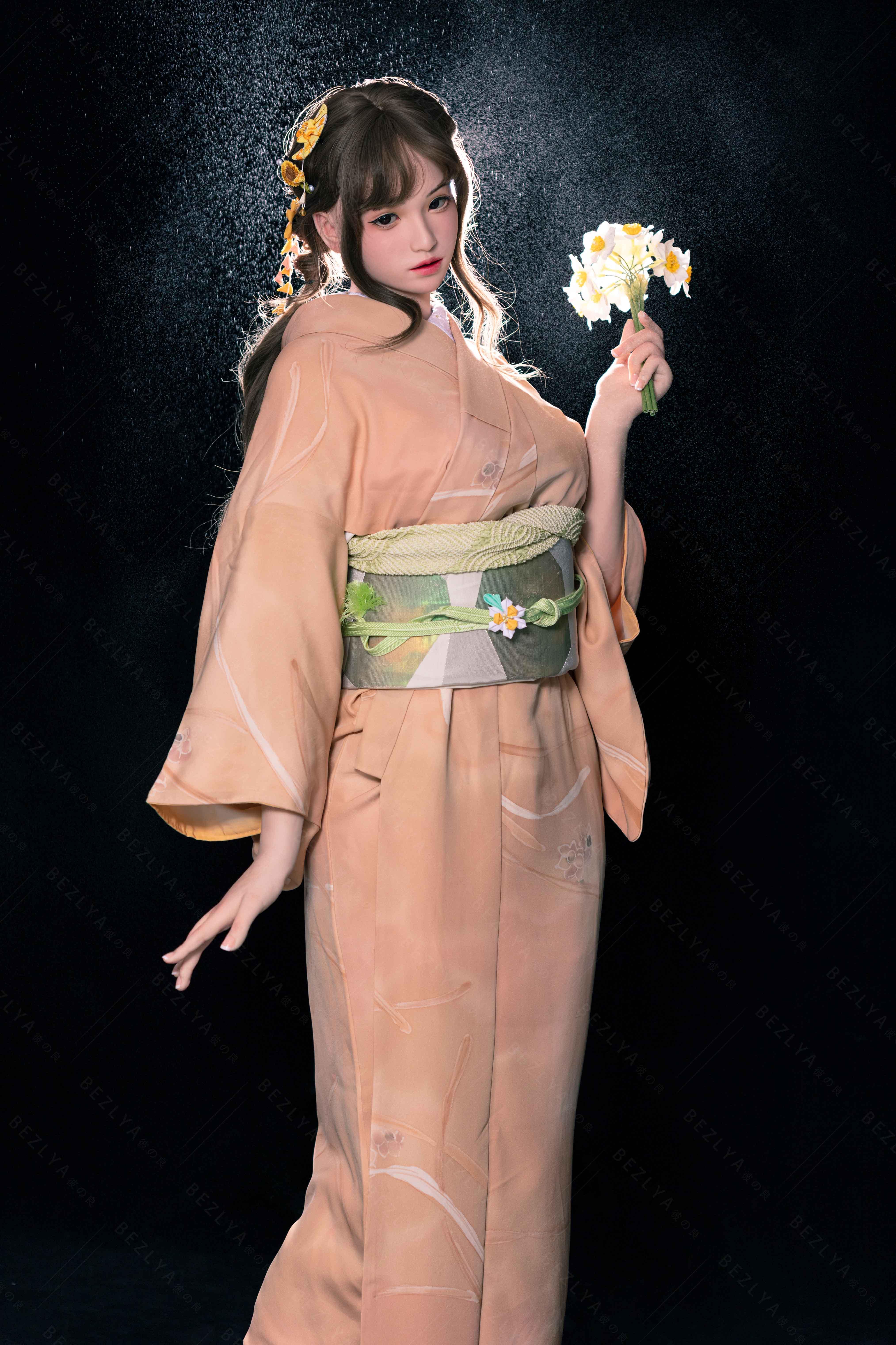 sex doll RCBezlya - Helianthus - 162cm/5ft3.75 - 2.2U A-cup - Silicone Sex Doll - R C