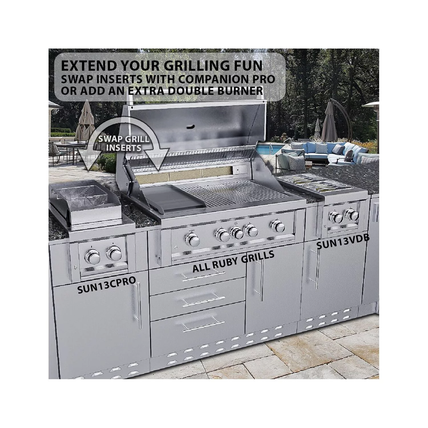 2026 Ruby 3 Burner Pro-Sear 30