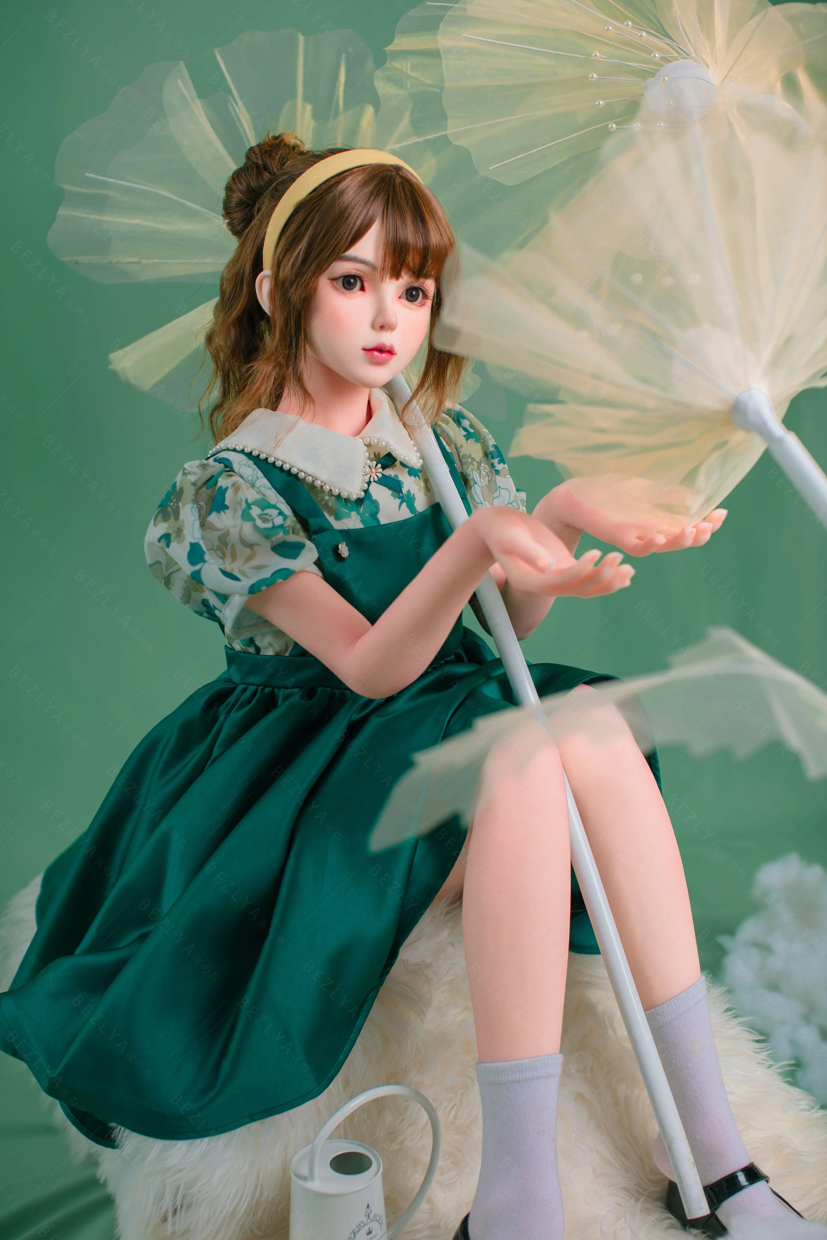 sex doll RCBezlya - Ruriokoshi - 138cm/4ft6.25 - 2.0 AA-cup - Silicone Head + TPE Body Sex Doll - R C