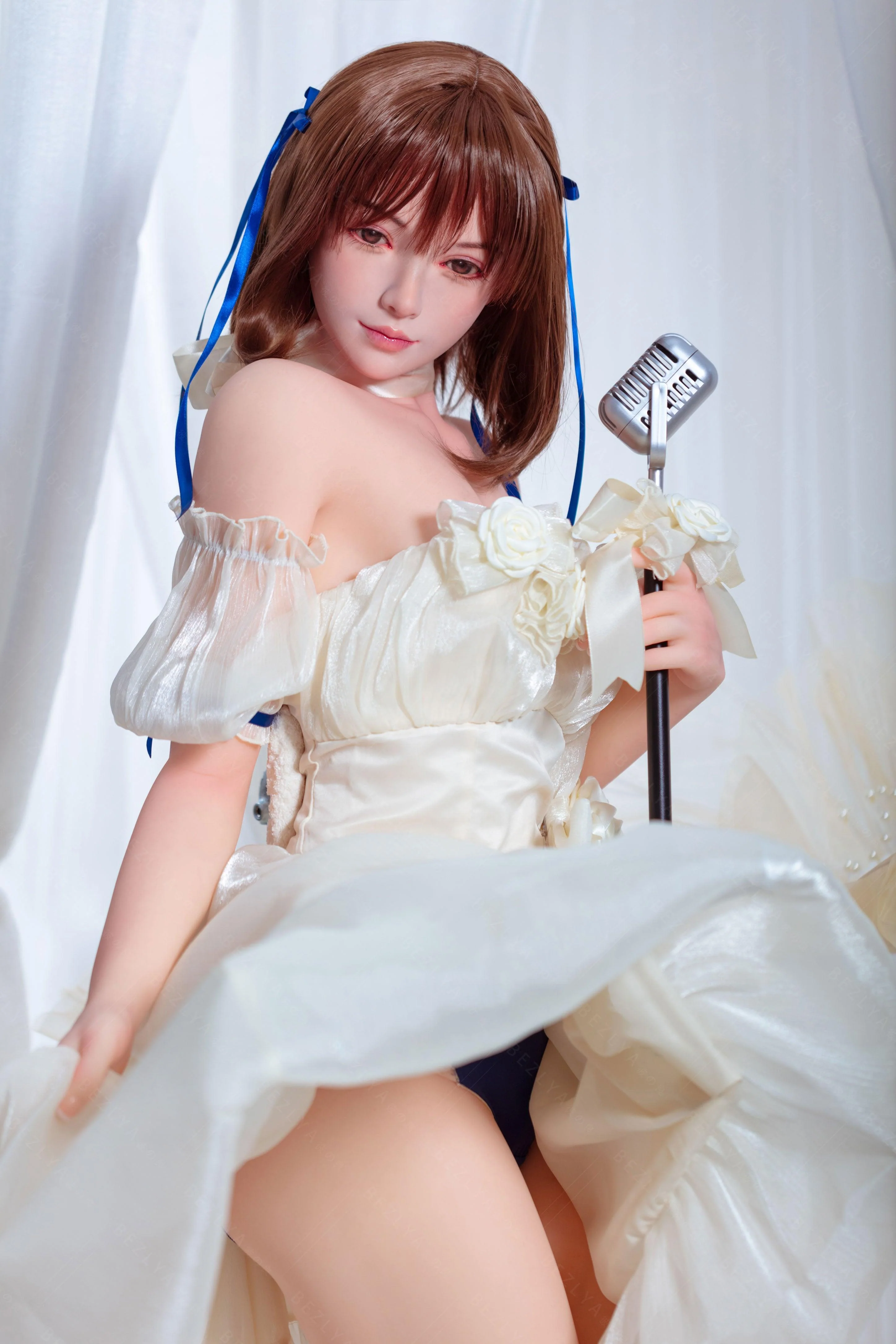 sex doll RCBezlya - Holly - 155cm/5ft1 - 2.0 B-cup - Silicone Head + TPE Body Sex Doll - R C