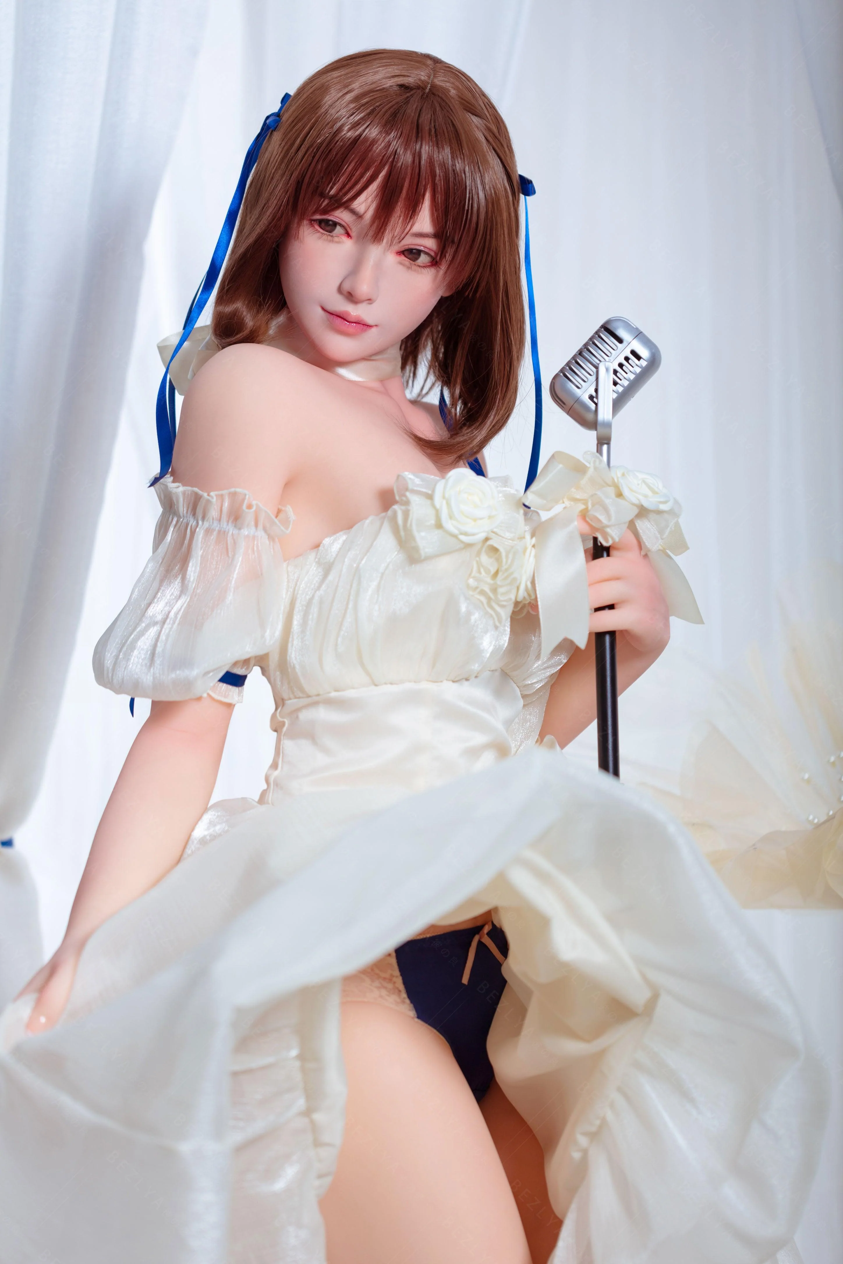 sex doll RCBezlya - Holly - 155cm/5ft1 - 2.0 B-cup - Silicone Head + TPE Body Sex Doll - R C