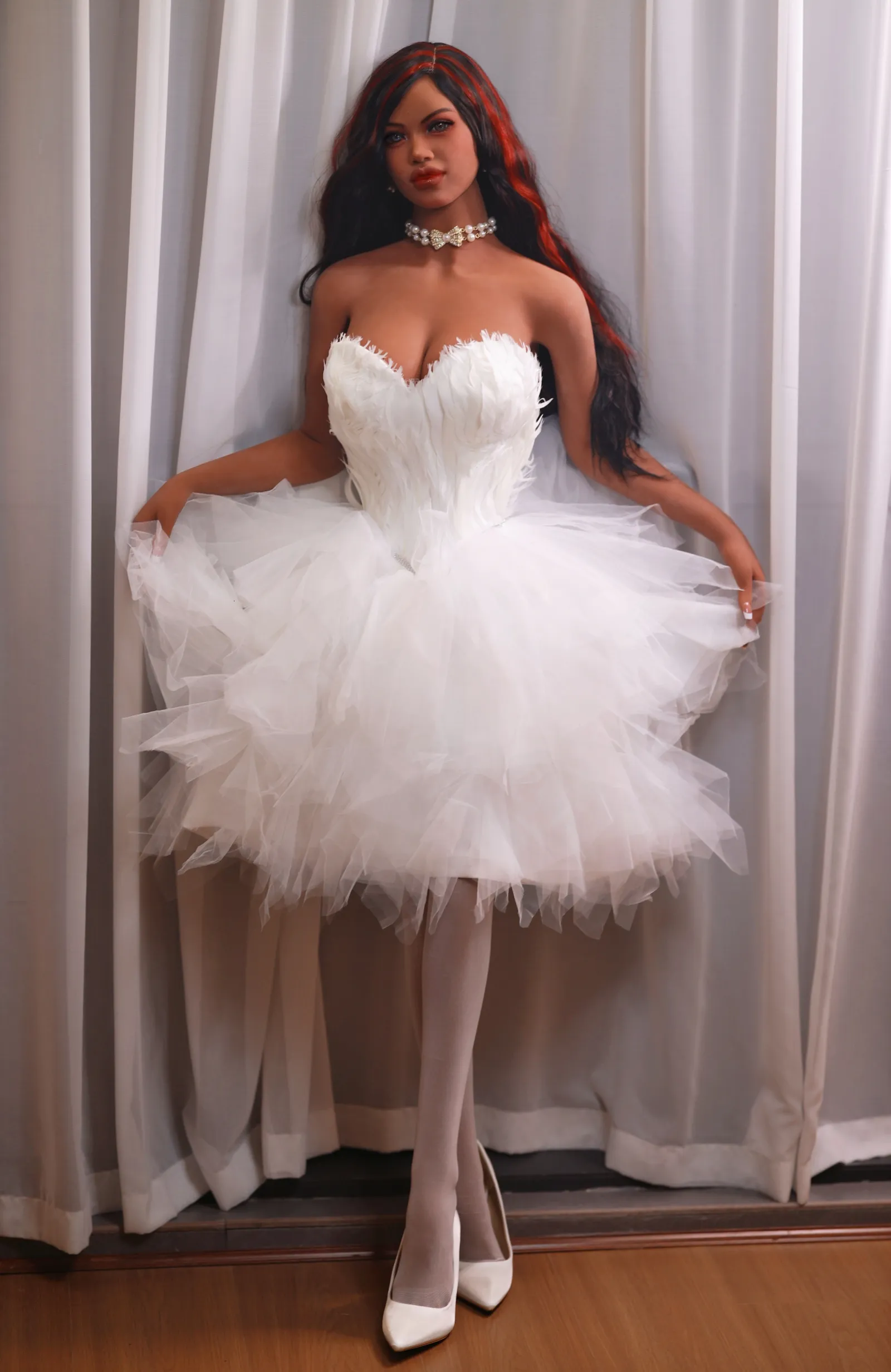 sex doll RCAIBEI Doll I In Stock 4ft7/140cm Black Female Sex Dolls - Berta - R C