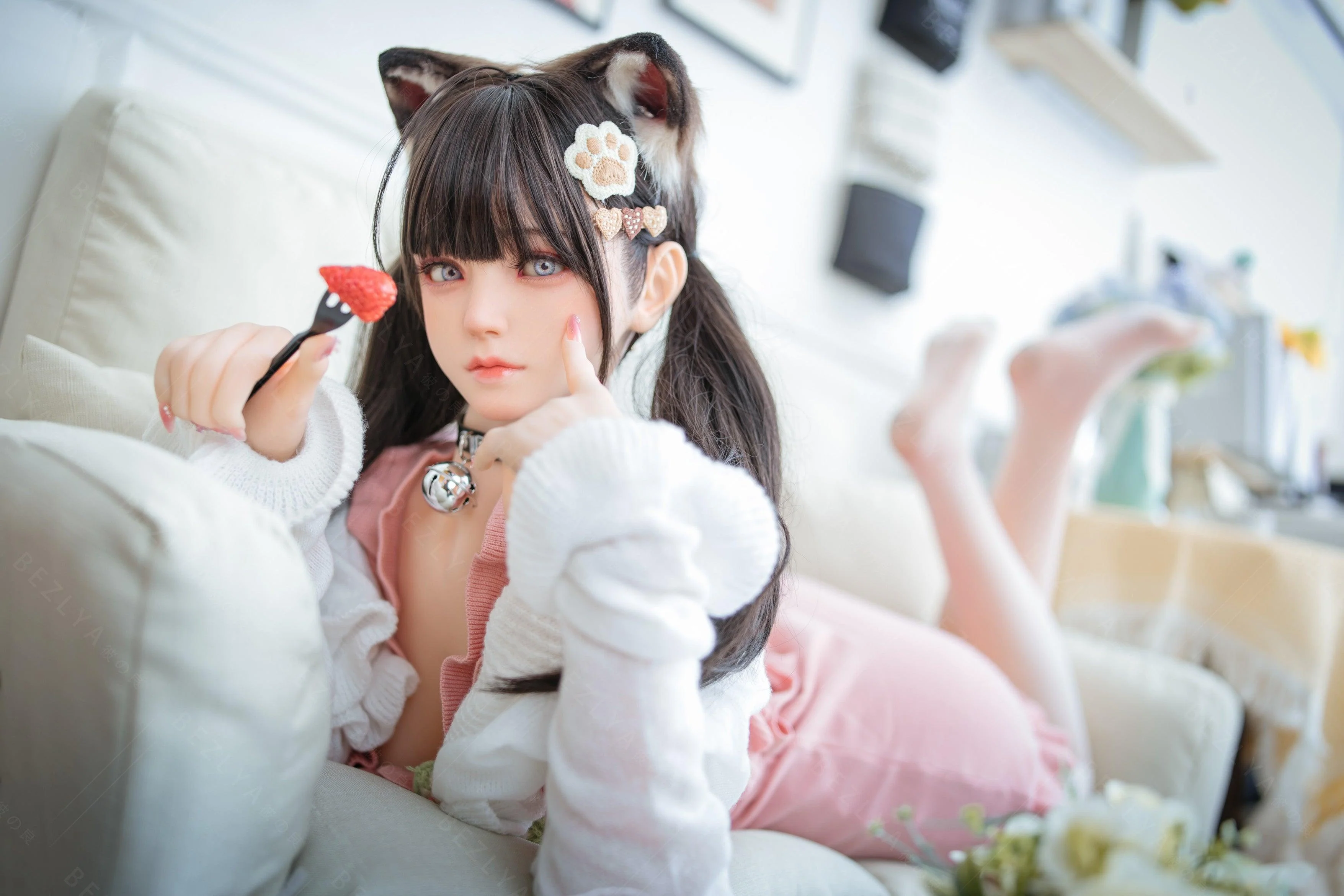 sex doll RCBezlya - Campanula - 155cm/5ft1 - 2.0 F-cup - Silicone Head + TPE Body Sex Doll - R C