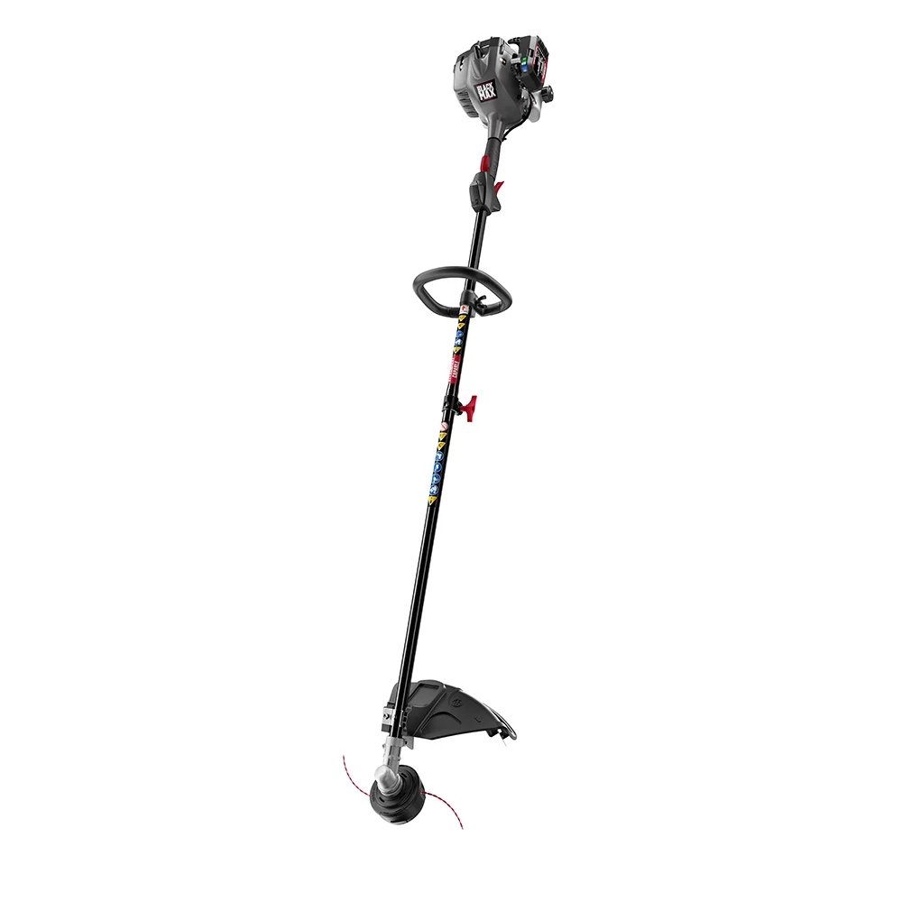 2026 Black Max 2-Cycle 25cc Full Crank Straight Shaft Attachment Capable String Trimmer