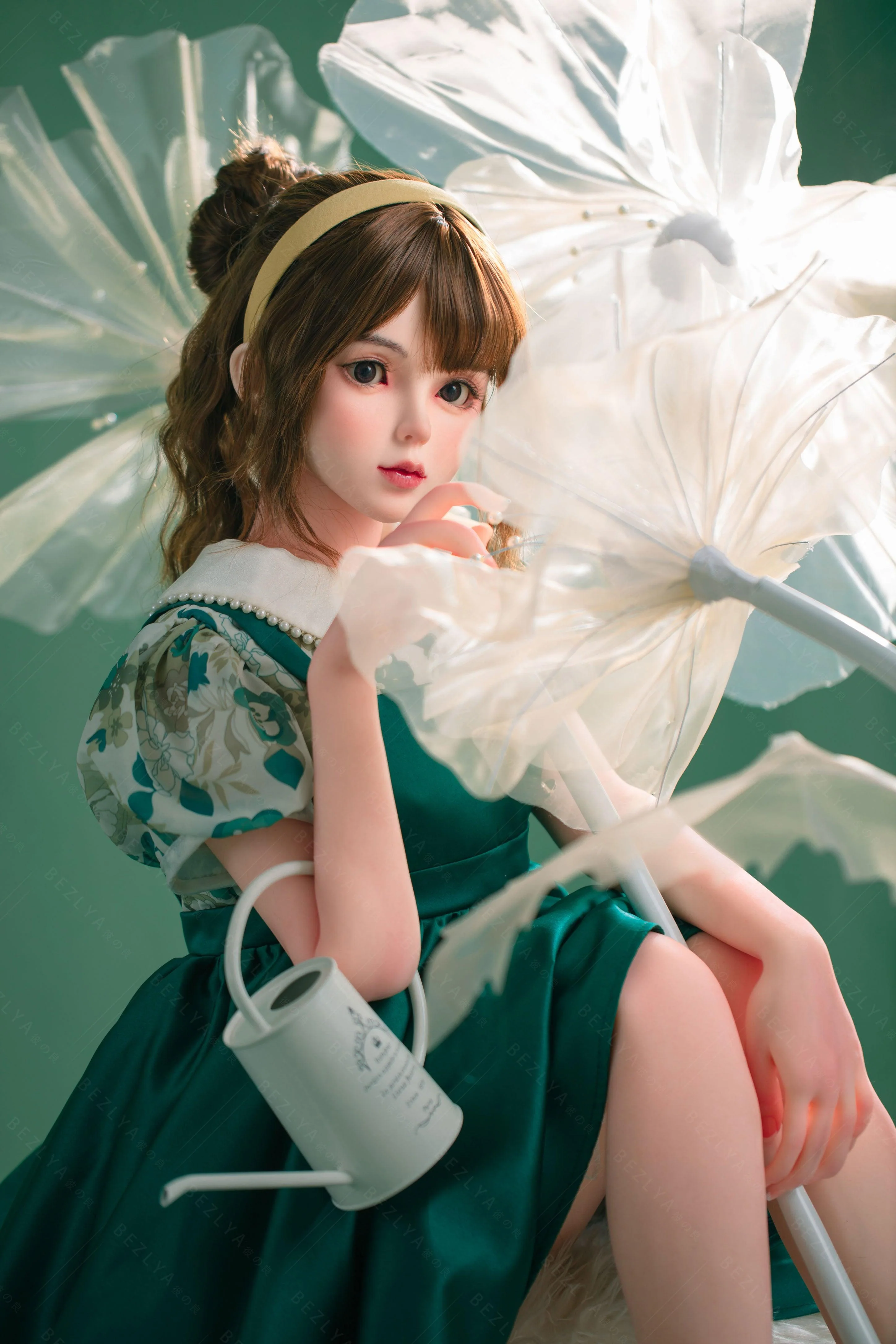 sex doll RCBezlya - Ruriokoshi - 138cm/4ft6.25 - 2.0 AA-cup - Silicone Head + TPE Body Sex Doll - R C