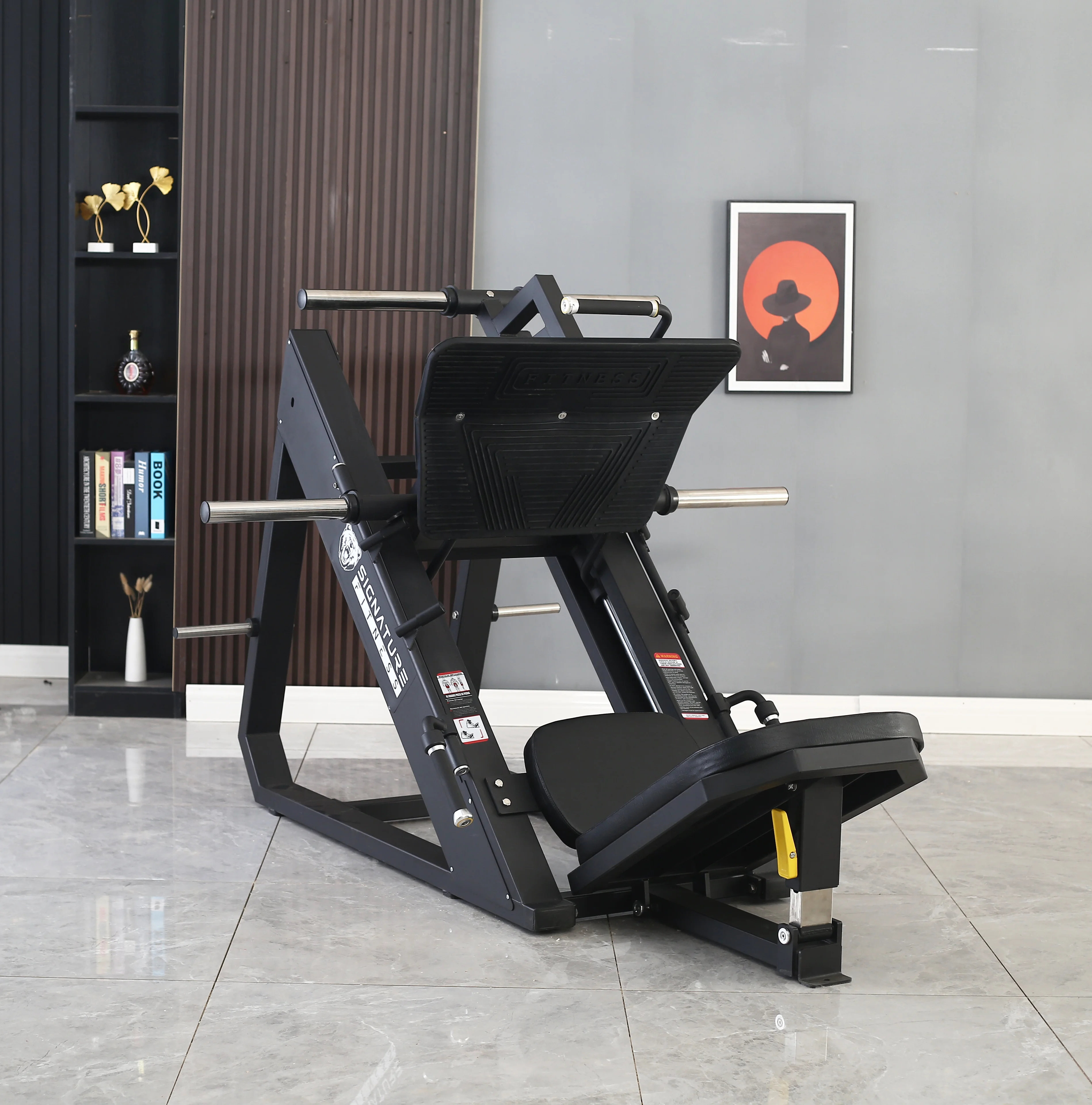 2026 BalanceFrom Commercial Grade Plate Loaded Adjustable Leg Press Machine with Extra Plate Storage, 1000-Pound Capacity