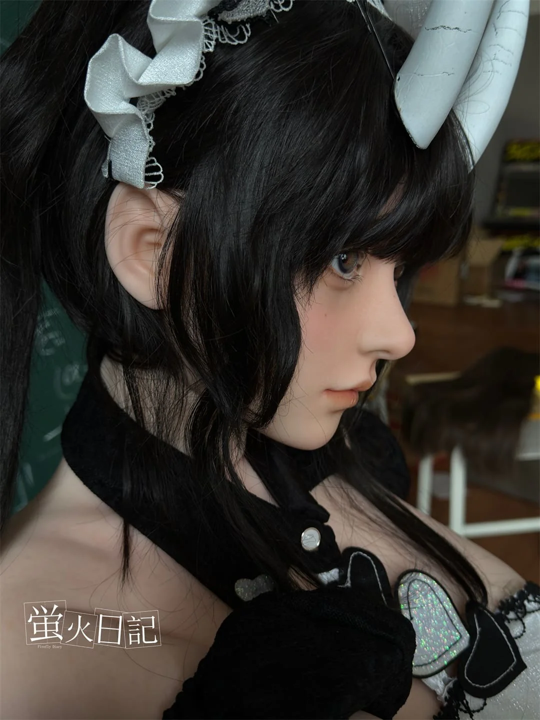 sex doll RC5ft2 / 159cm Movable Jaw Silicone Sex Doll Maid's Outfit - Firefly Diary Doll: Noshiro - R C