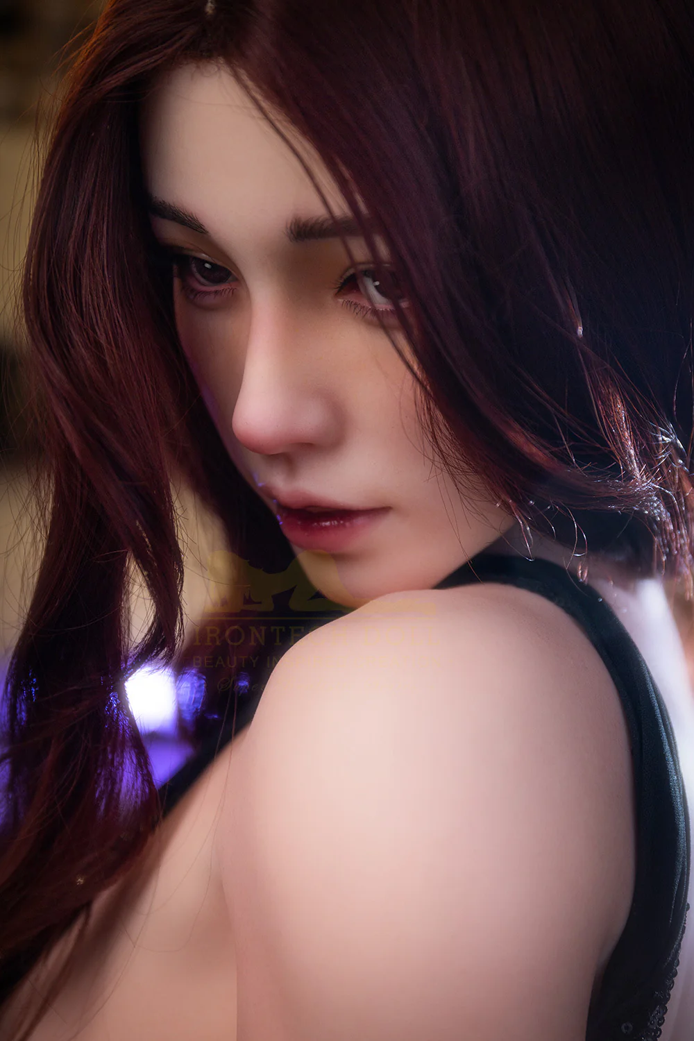 sex doll RC163cm / 5ft4 B-cup Red Hair Sexy Cheongsam Silicone Sex Doll - Irontech Doll: Lexi - R C