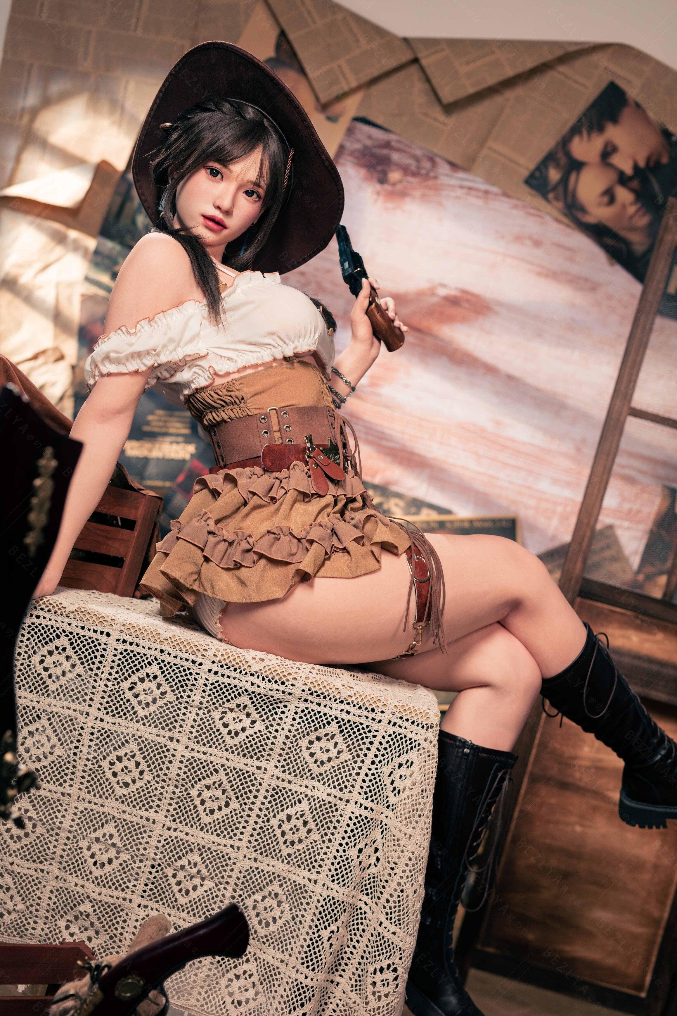 sex doll RCBezlya - Helianthus - 162cm/5ft3.75 - 2.2U A-cup - Silicone Sex Doll - R C