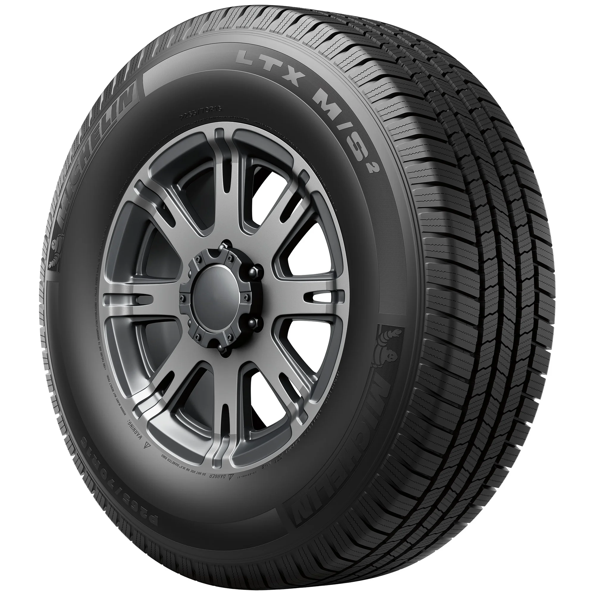 Michelin LTX M/S2 265/70R17 121 R Tire Fits: 2017 Chevrolet Silverado 1500 WT, 2014-15 Chevrolet Silverado 1500 WT