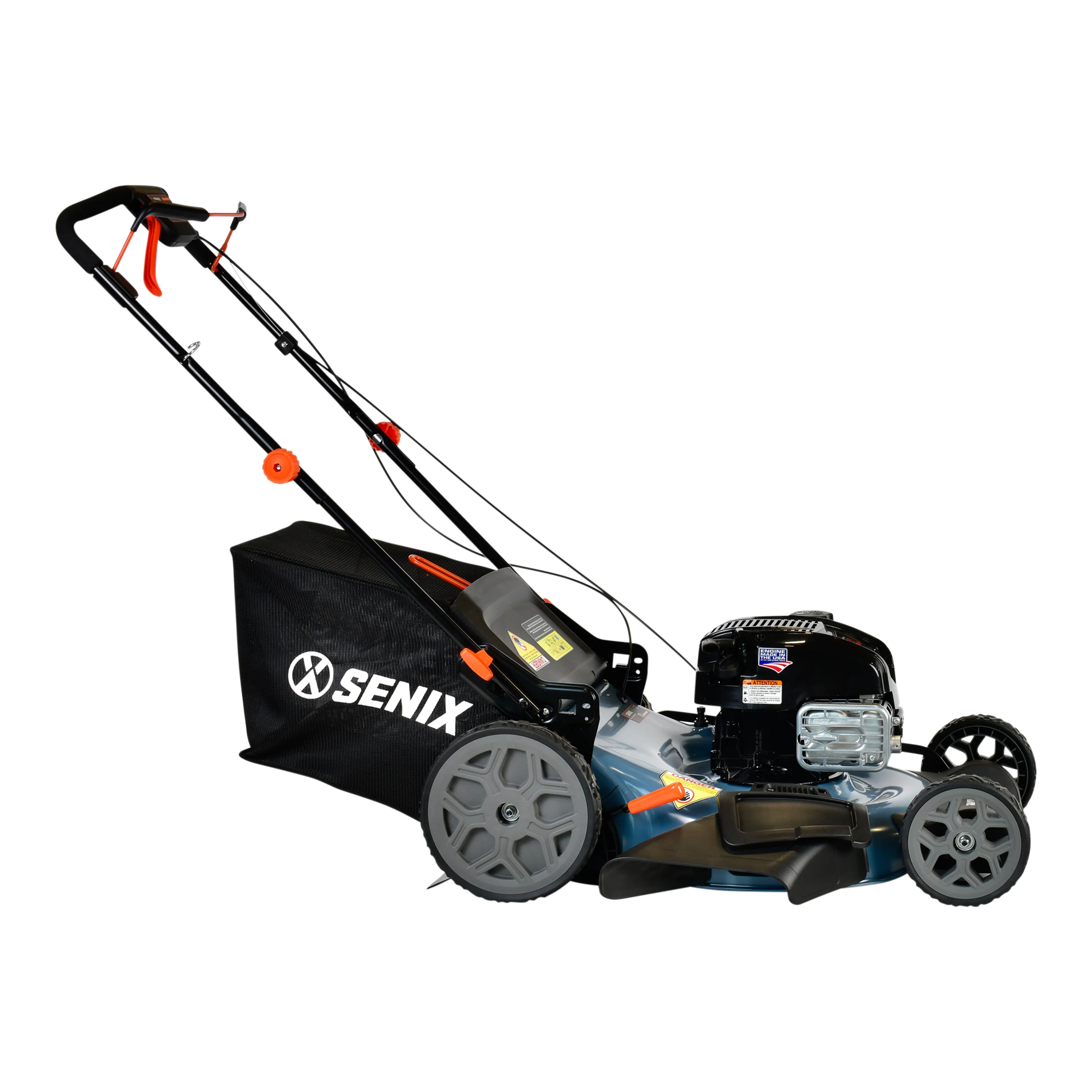 2026 SENIX 22in 163cc 4-Cycle Gas Self-Propelled Mower, 3-in-1, Variable Speed, 11in Rear Wheels, LSSG-H2