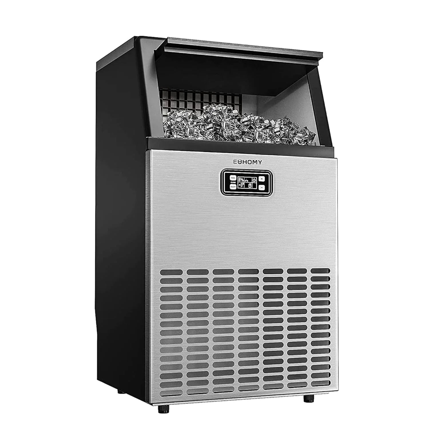 2026 EUHOMY Commercial Ice Maker Machine, 100lbs/24H Stainless Steel Under Counter