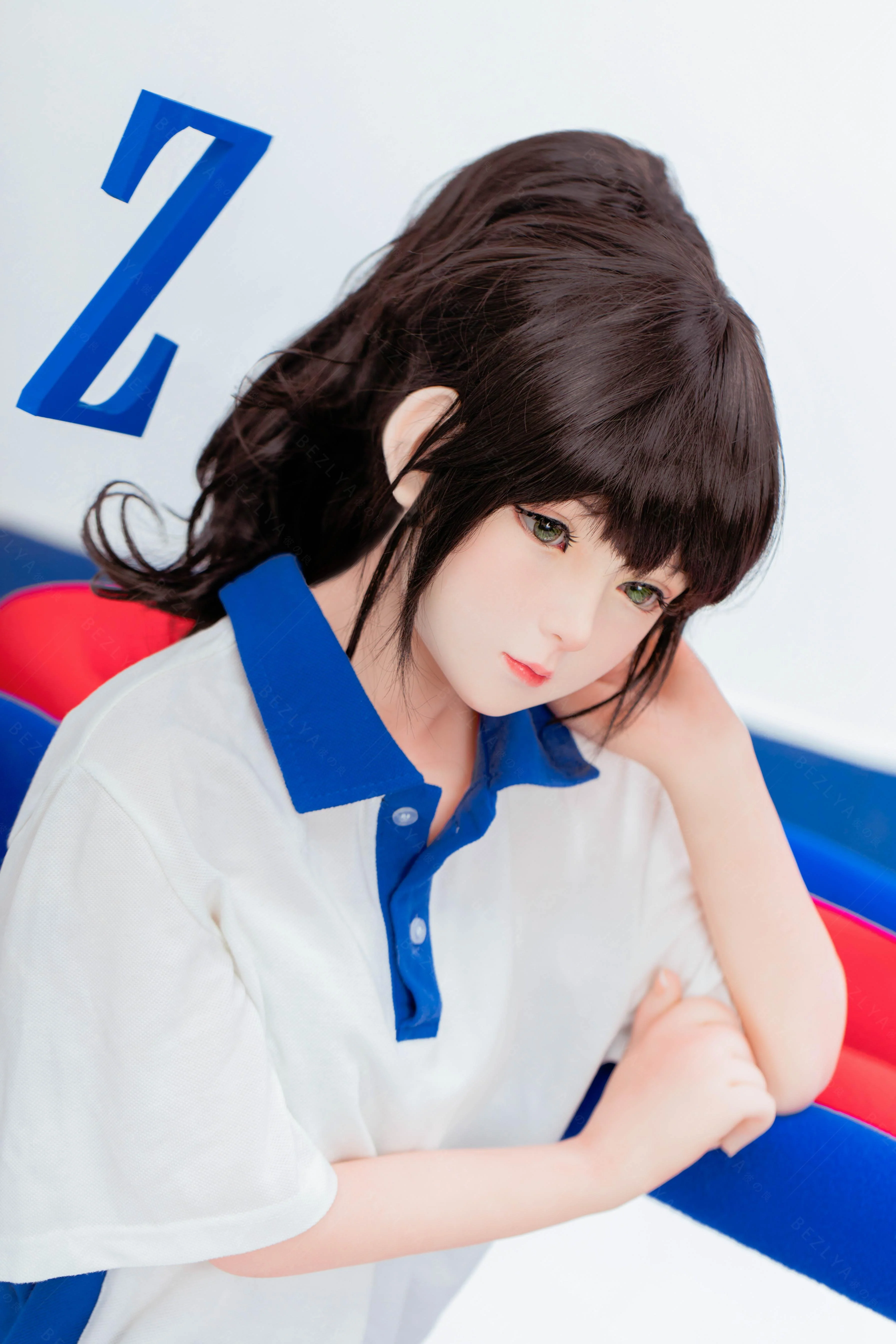 sex doll RCBezlya - Jasmine - 138cm/4ft6.25 - 2.0 AA-cup - Silicone Head + TPE Body Sex Doll - R C