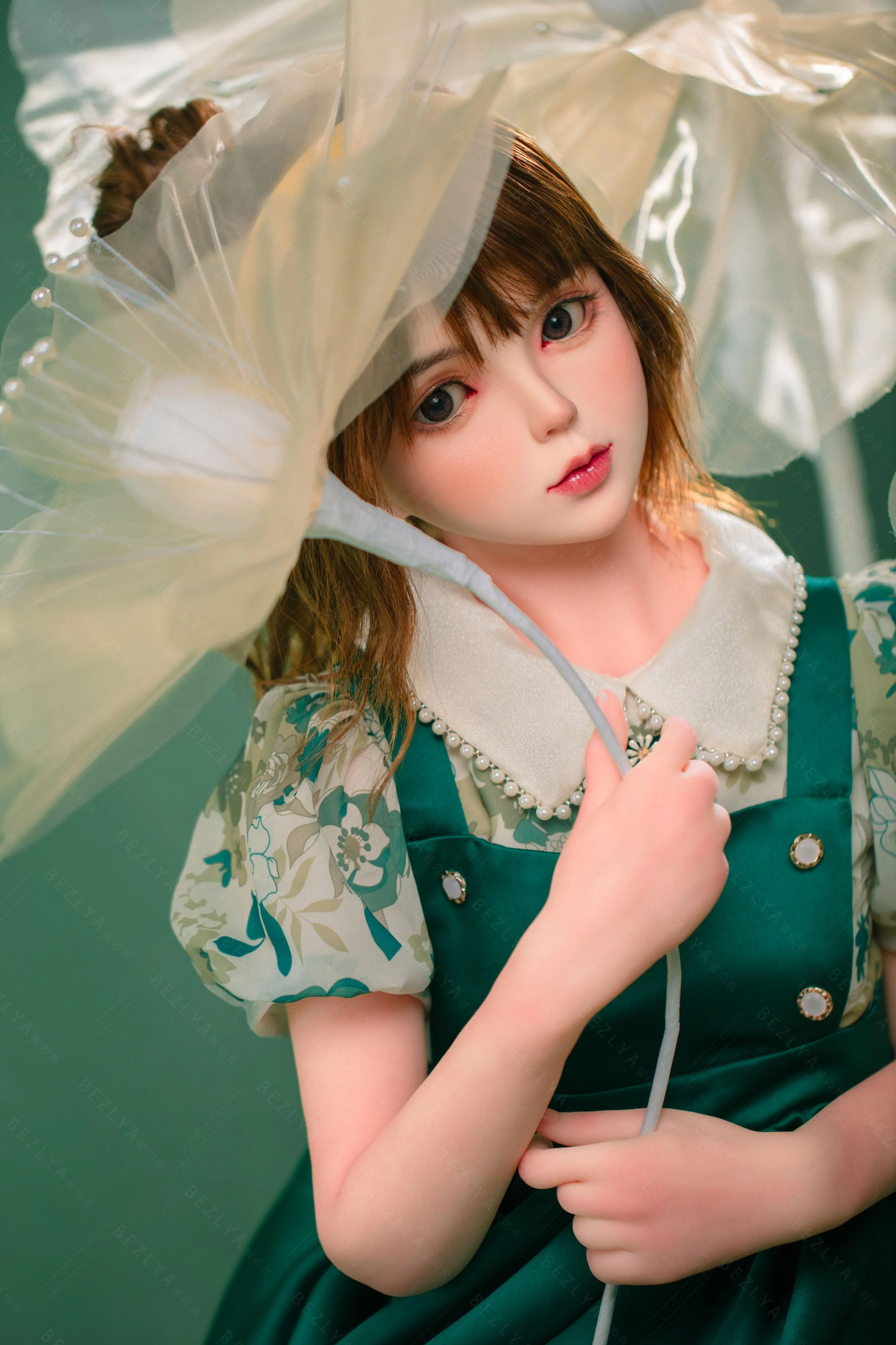 sex doll RCBezlya - Ruriokoshi - 138cm/4ft6.25 - 2.0 AA-cup - Silicone Head + TPE Body Sex Doll - R C