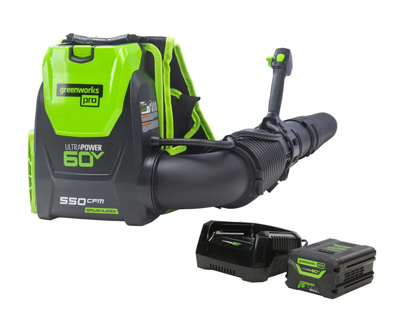 2026 Greenworks 60V Cordless Lawn Tool Kit – Battery & Rapid Charger Included, Powers 75+ Tools