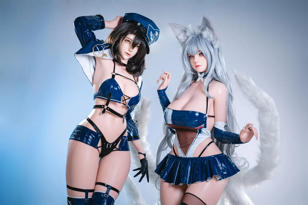 sex doll RCBezlya - Yulania & Campanula - 155cm/5ft1 - 2.2CF C-cup - Silicone Sex Doll - R C