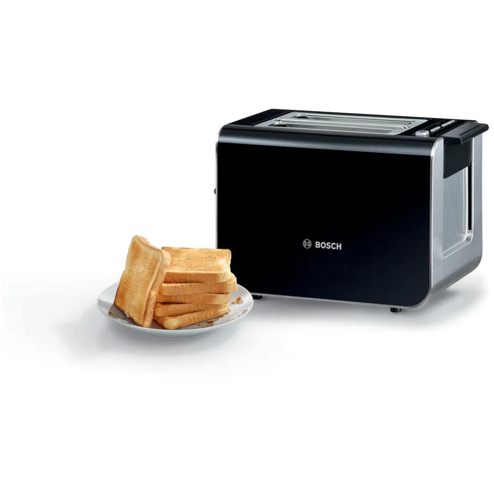 2026 Bosch Styline TAT8613NGB 2 Slice Toaster Black