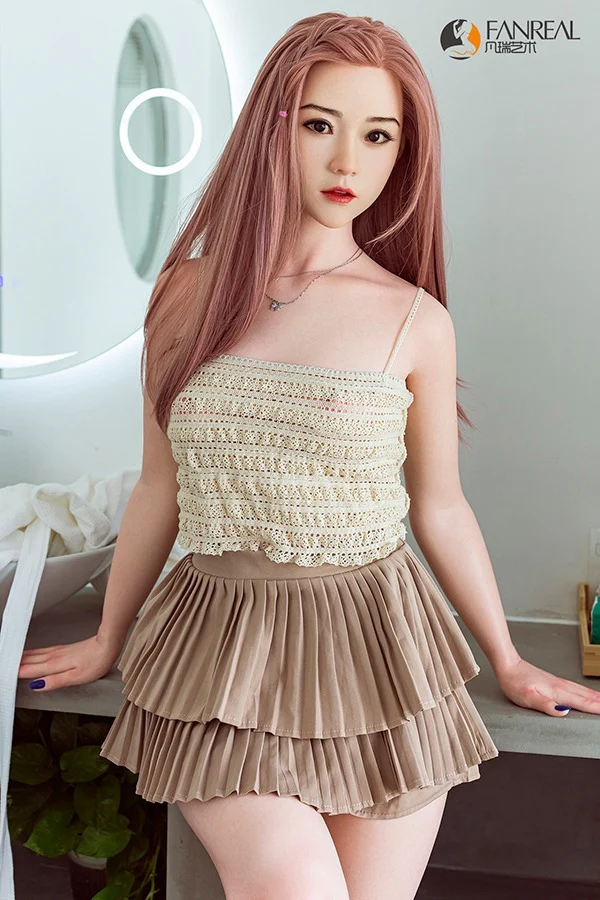 sex doll RC158cm / 5ft2 C-cup Small Breasts Silicone Life Size Sex Doll - FanReal Doll: Qian - R C