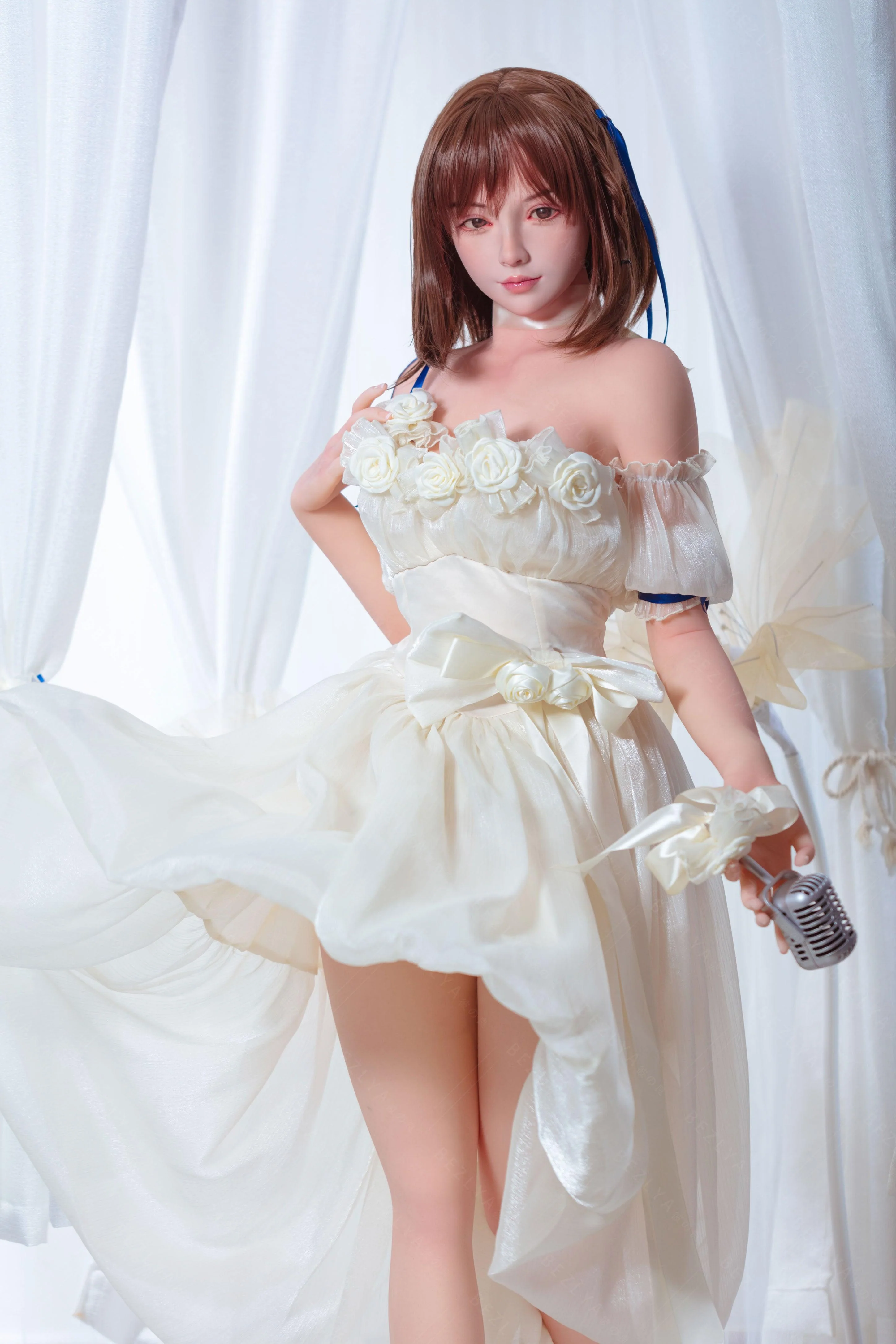 sex doll RCBezlya - Holly - 155cm/5ft1 - 2.0 B-cup - Silicone Head + TPE Body Sex Doll - R C