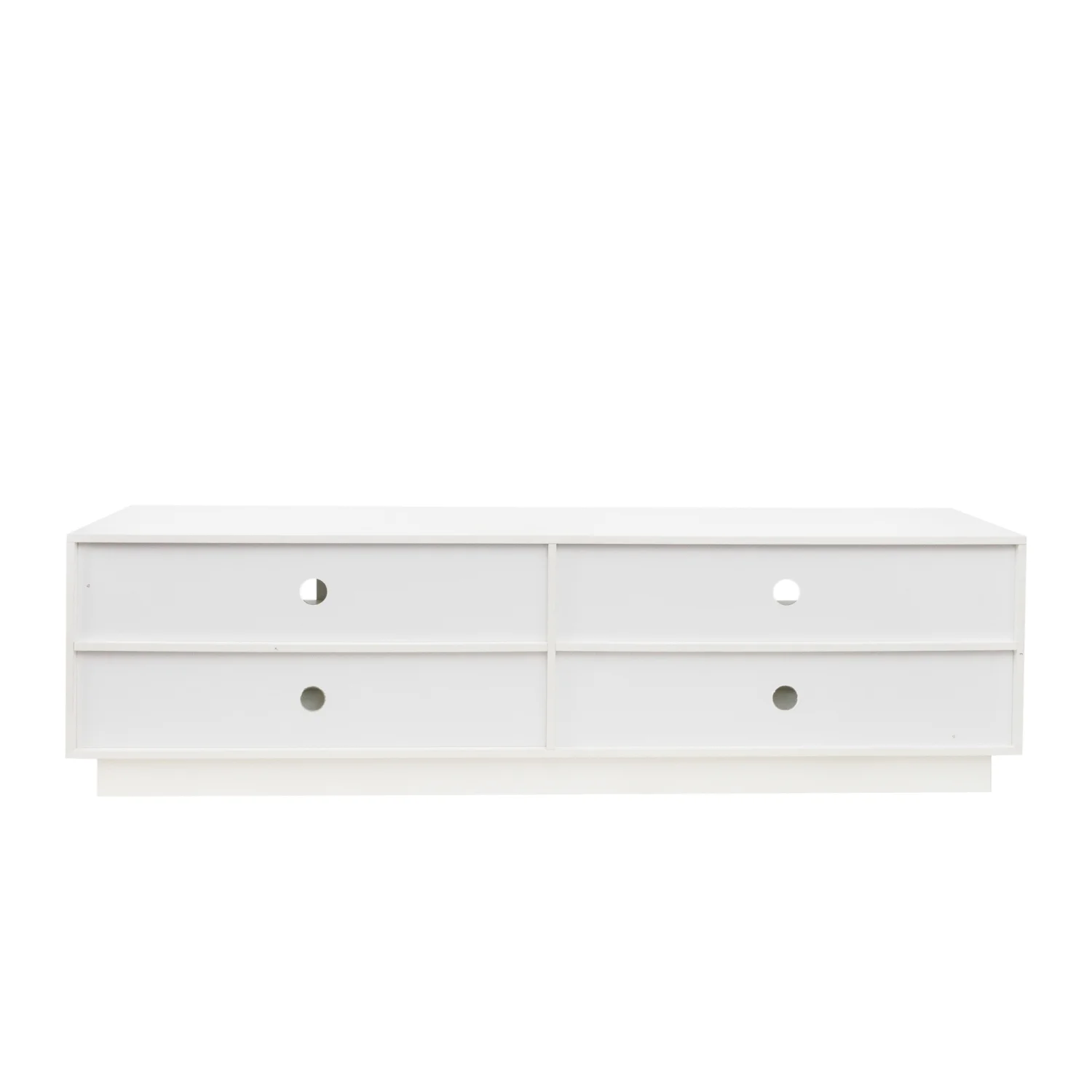 2026 Stylish and Modern Wood Storage Cabinet with Shelves - Ideal Space-saving Solution for Your Home Perfect Entertainment Center for Living Room or Bedroom 70.87” Length