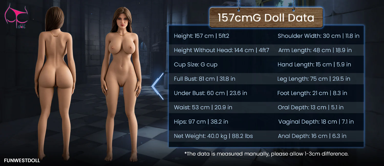 sex doll RCFunWest Doll - Skylar - 157cm/5ft2 G-cup - TPE Sex Doll - R C