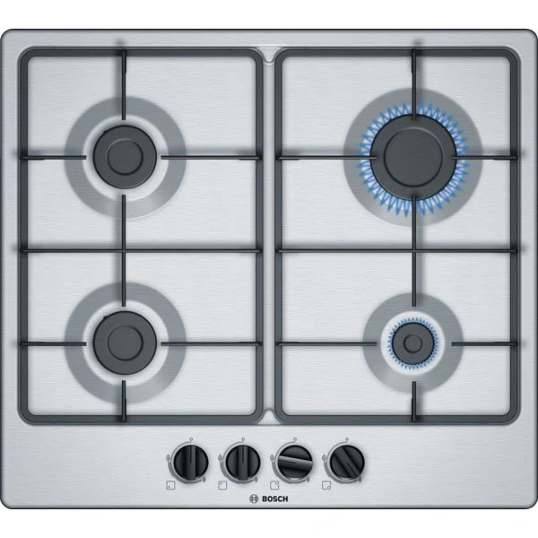 2026 Bosch PGP6B5B60 Serie 4 Gas hob 60 cm Stainless steel