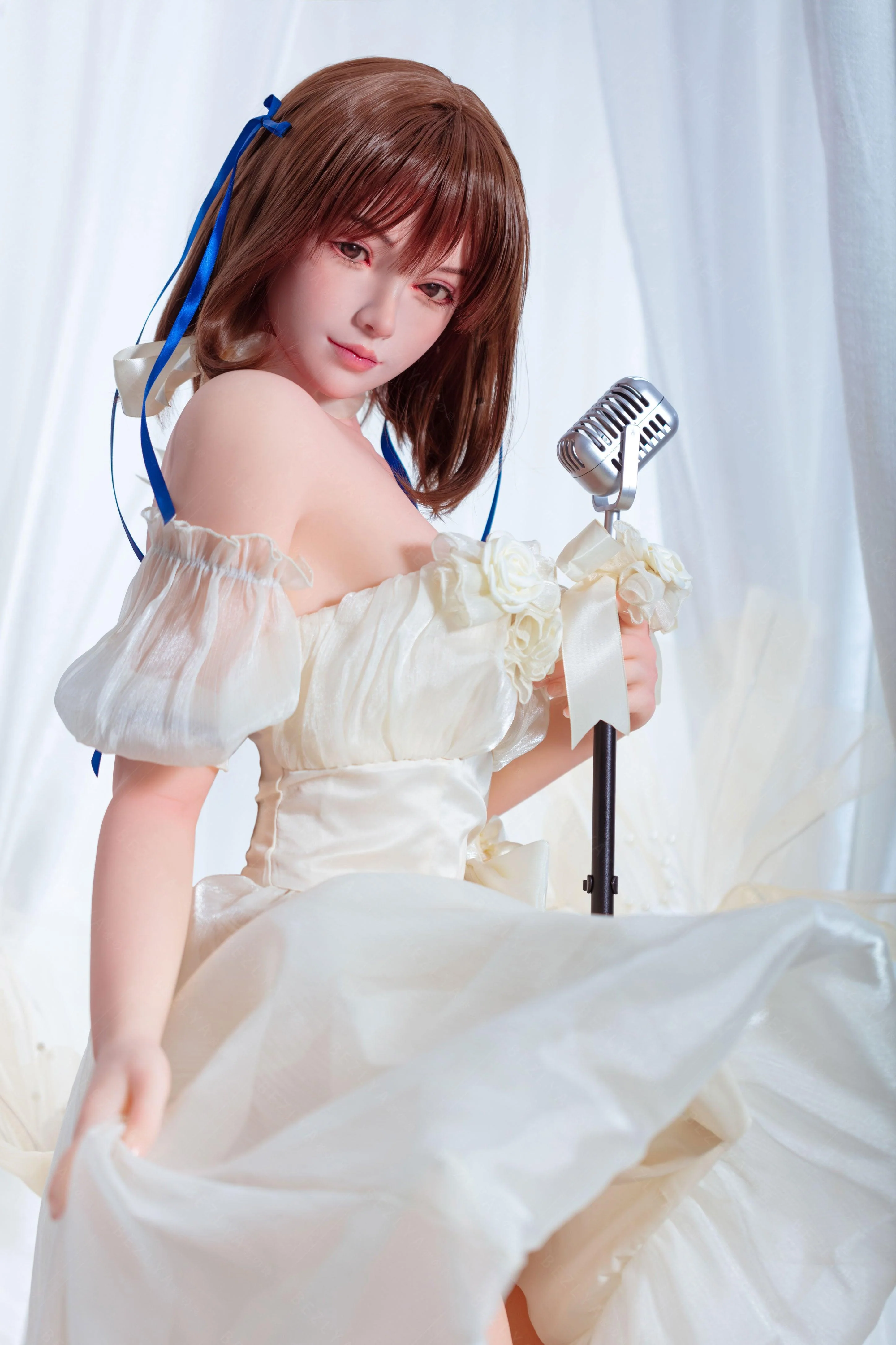 sex doll RCBezlya - Holly - 155cm/5ft1 - 2.0 B-cup - Silicone Head + TPE Body Sex Doll - R C