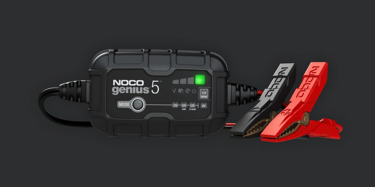 2026 NOCO GENIUS5 MOTORCYCLE BATTERY CHARGER 5AMP