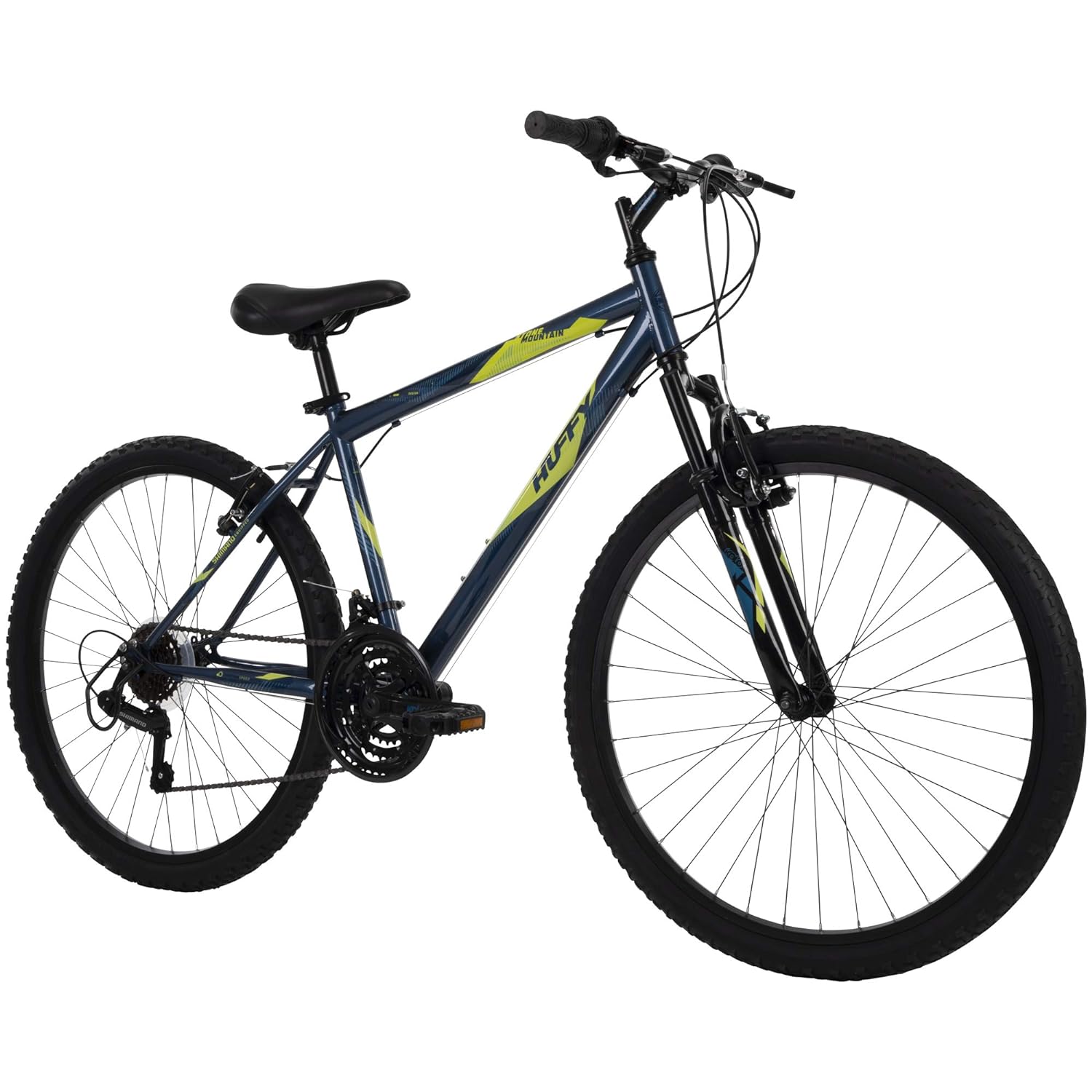 Huffy Hardtail Mountain Bike, Stone Mountain 26 inch, 21-Speed, Lightweight
