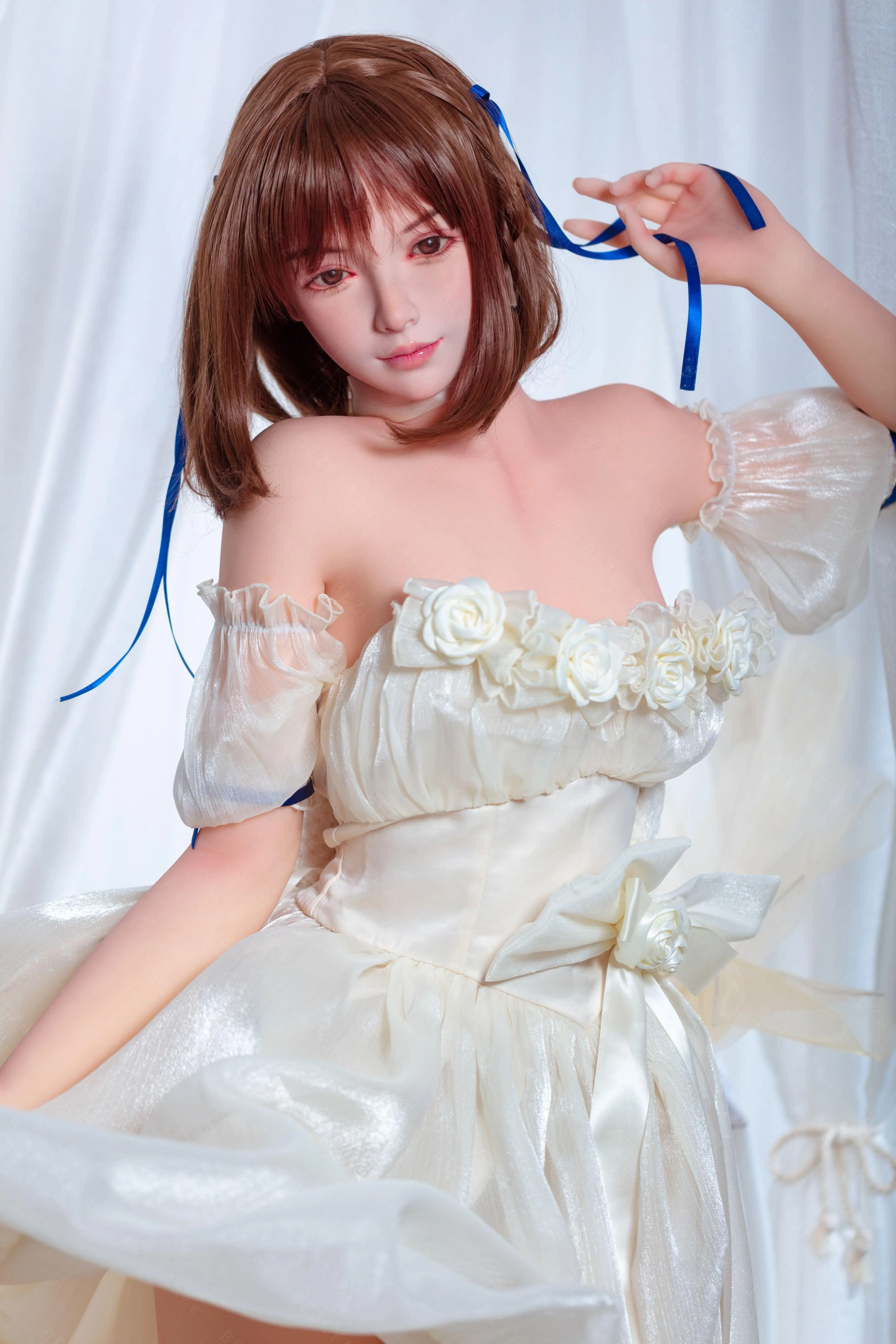 sex doll RCBezlya - Holly - 155cm/5ft1 - 2.0 B-cup - Silicone Head + TPE Body Sex Doll - R C